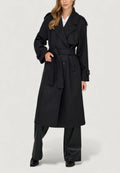 Cappotto Only ONLDEAR-TRILLION LONG BELT COAT PNT NOOS