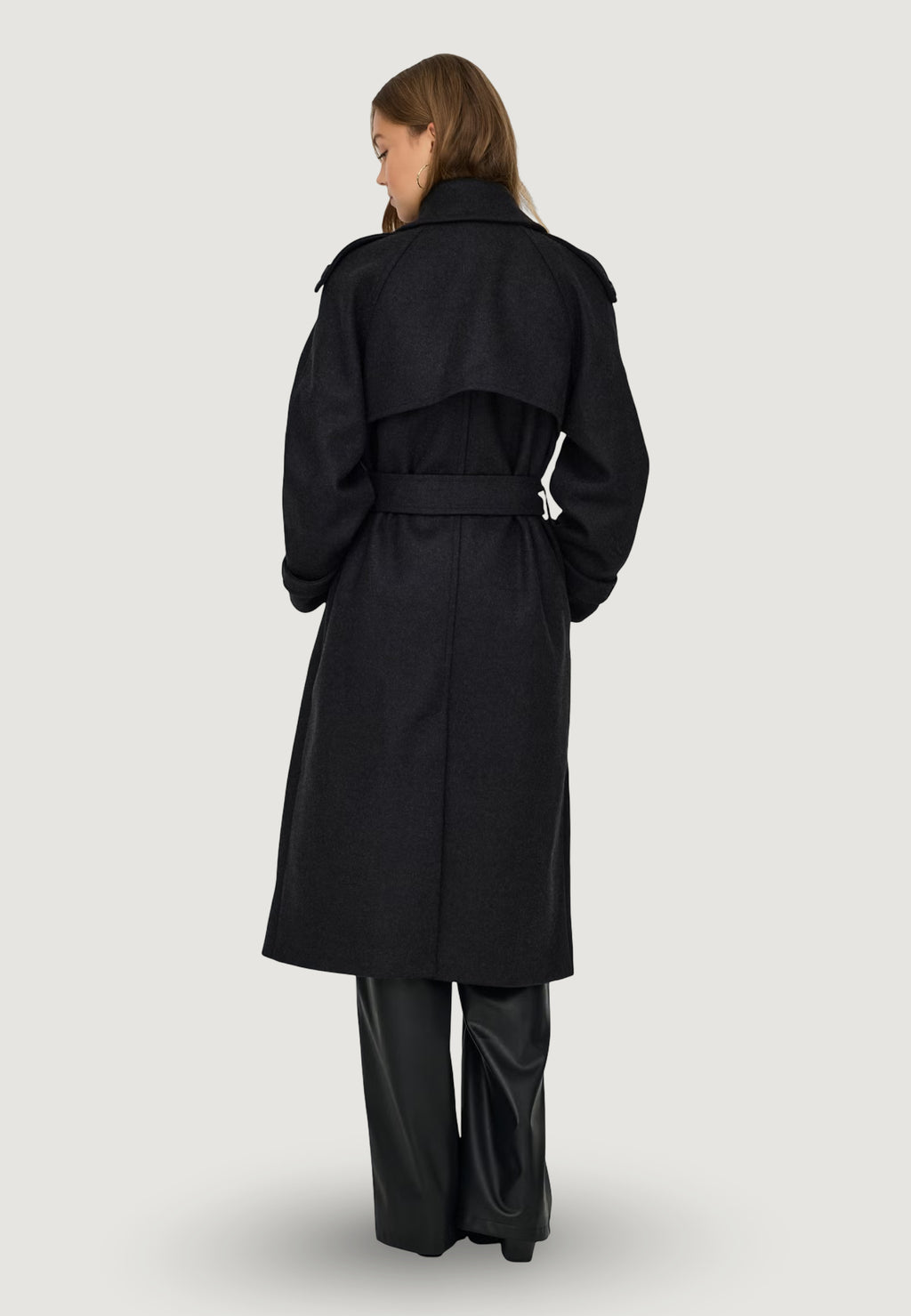 Coat Only ONLDEAR-TRILLION LONG BELT COAT PNT NOOS