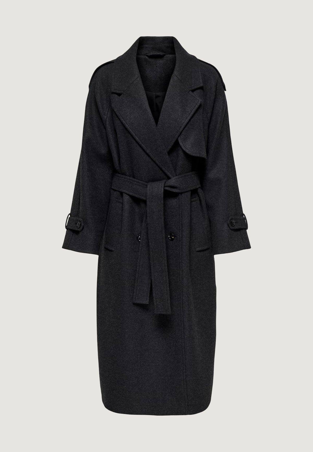 Coat Only ONLDEAR-TRILLION LONG BELT COAT PNT NOOS