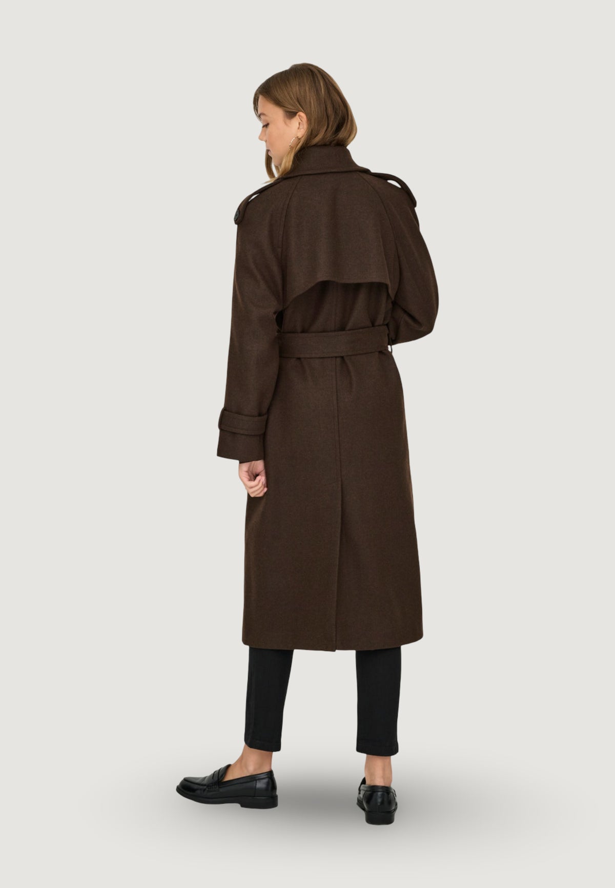 Coat Only ONLDEAR-TRILLION LONG BELT COAT PNT NOOS