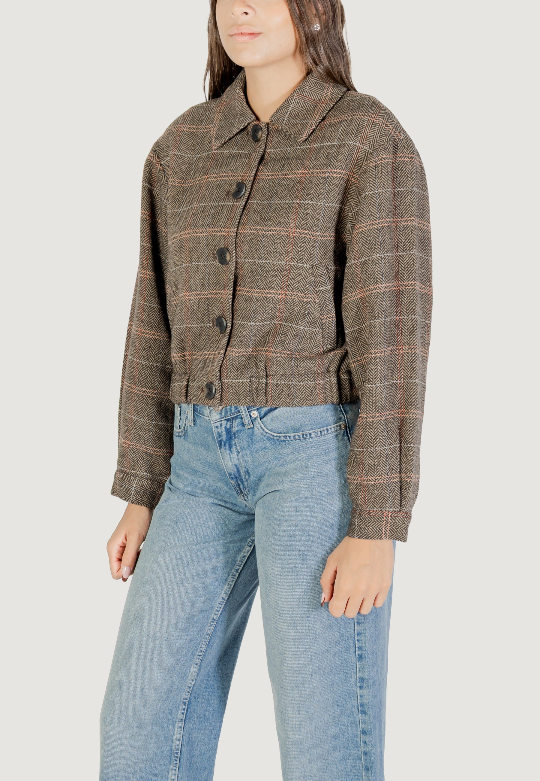 Cappotto Only Onlricca Life Check Jacket Otw