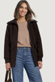 Coat Street One LTD QR Wool Coat w. Knitted Stand Up