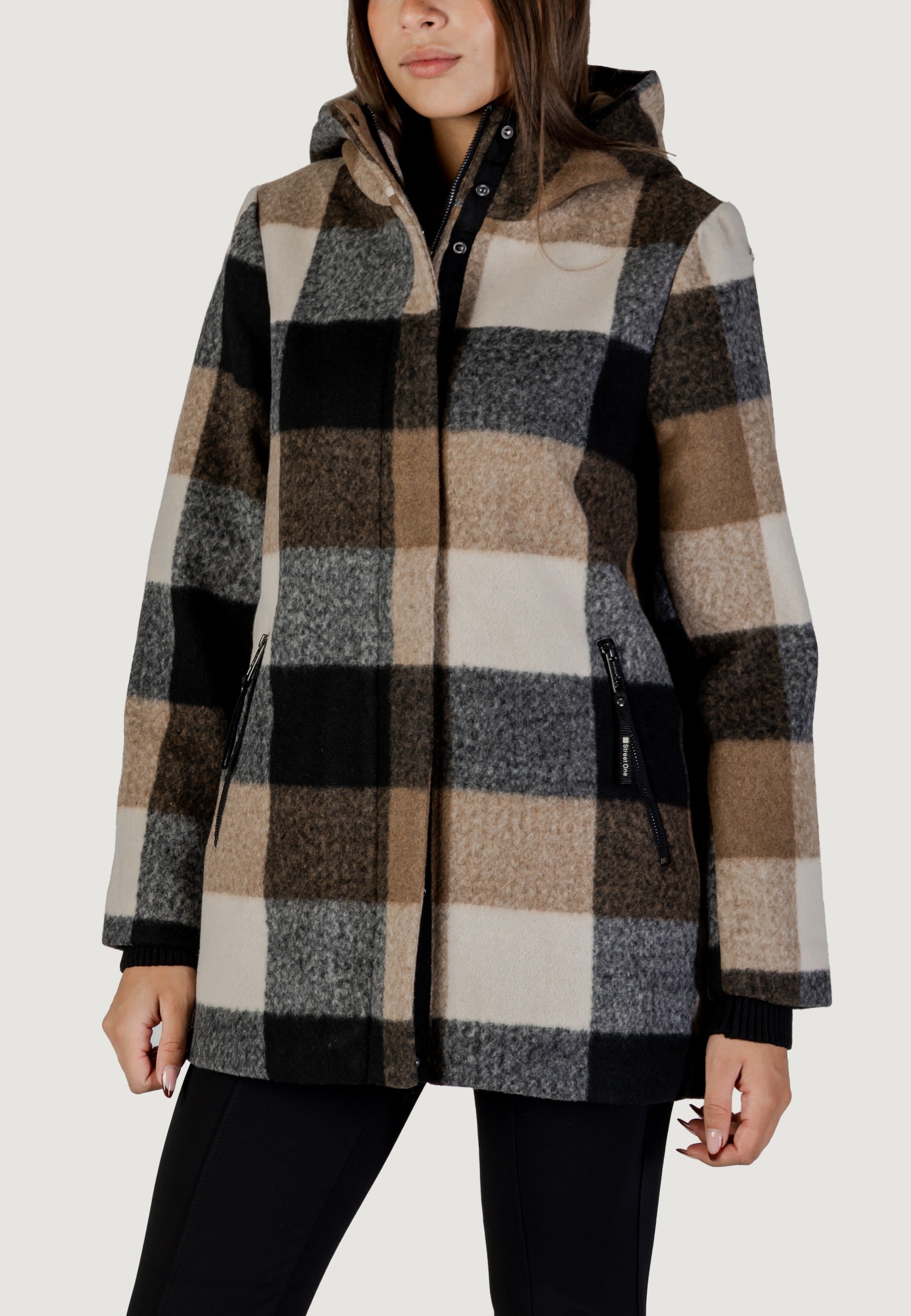 Coat Street One Check Coat w