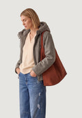 Cappotto Street One Wool Mat Mix Coat w. RemovableHoody