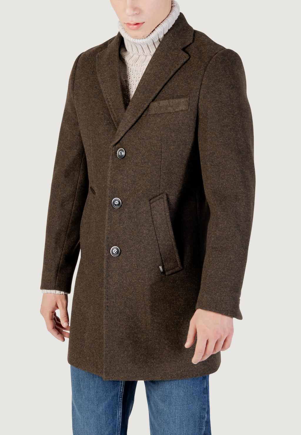 Coats Gianni Lupo MONOPETTO