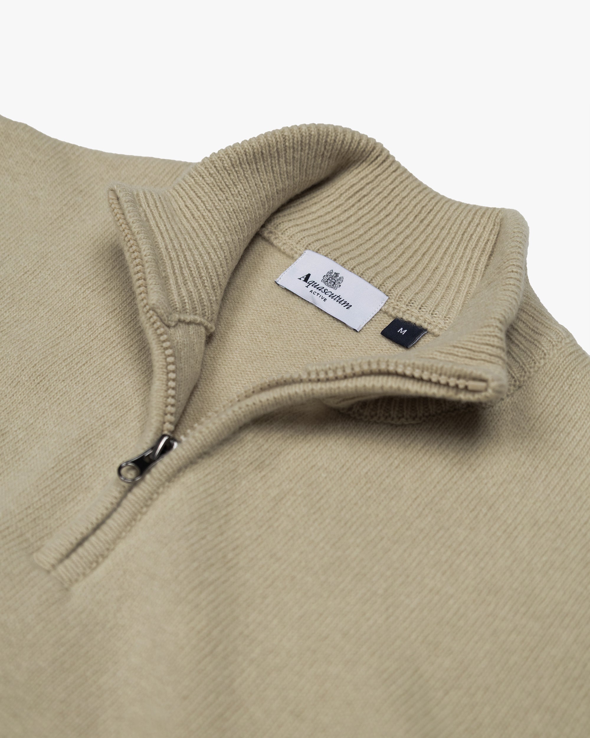 Cardigan Aquascutum Active LAMBSWOOL 1/4 ZIPPED  KNIT