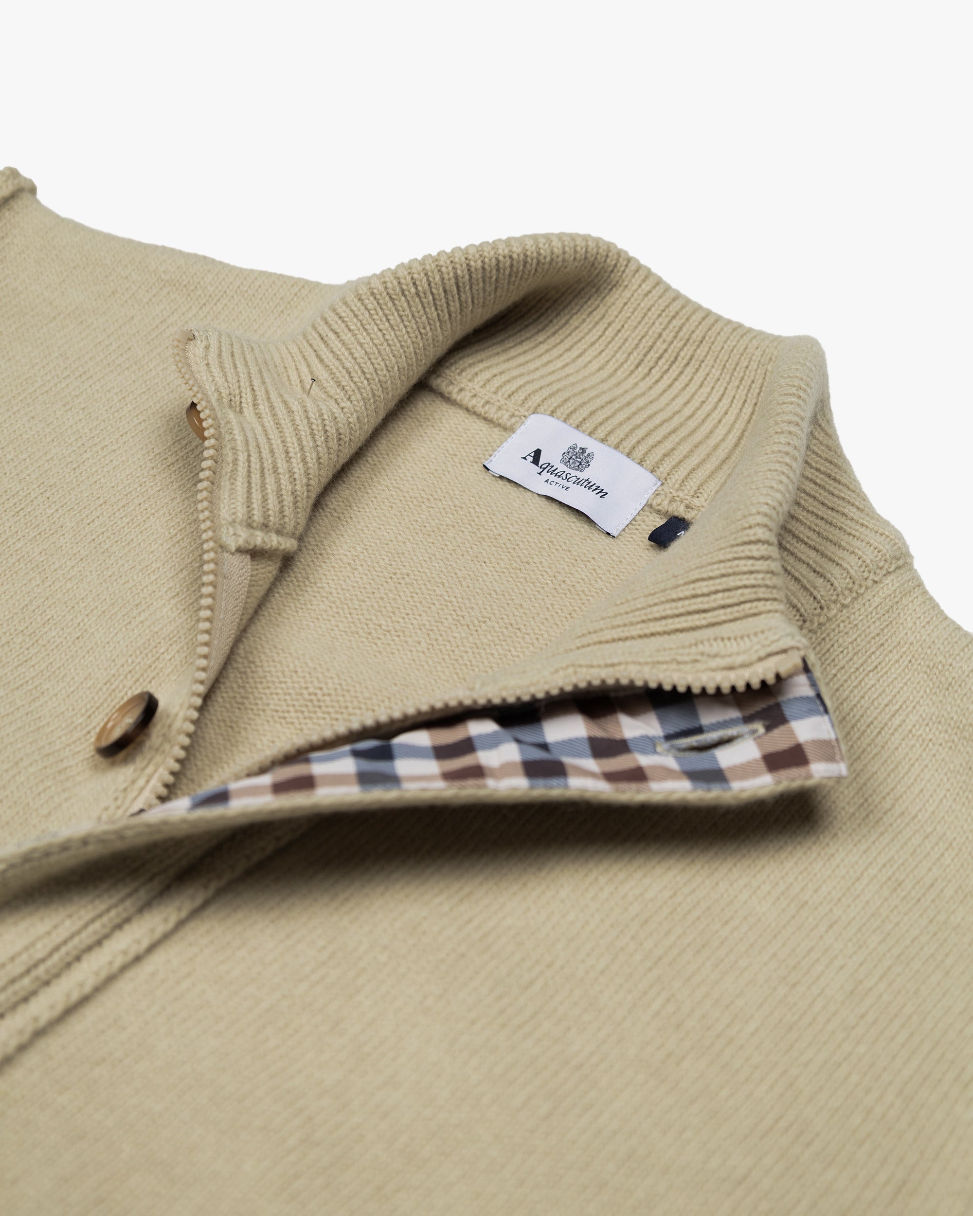 Cardigan Aquascutum Active LAMBSWOOL BUTTONED CARDIGAN