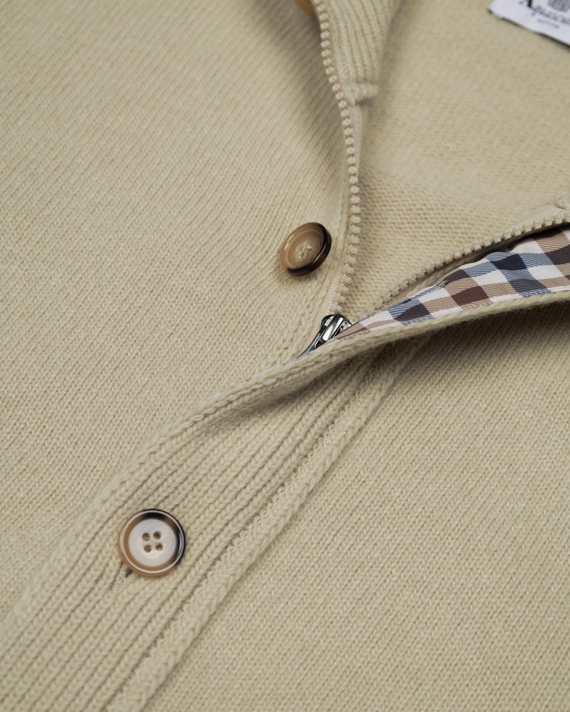 Cardigan Aquascutum Active LAMBSWOOL BUTTONED CARDIGAN