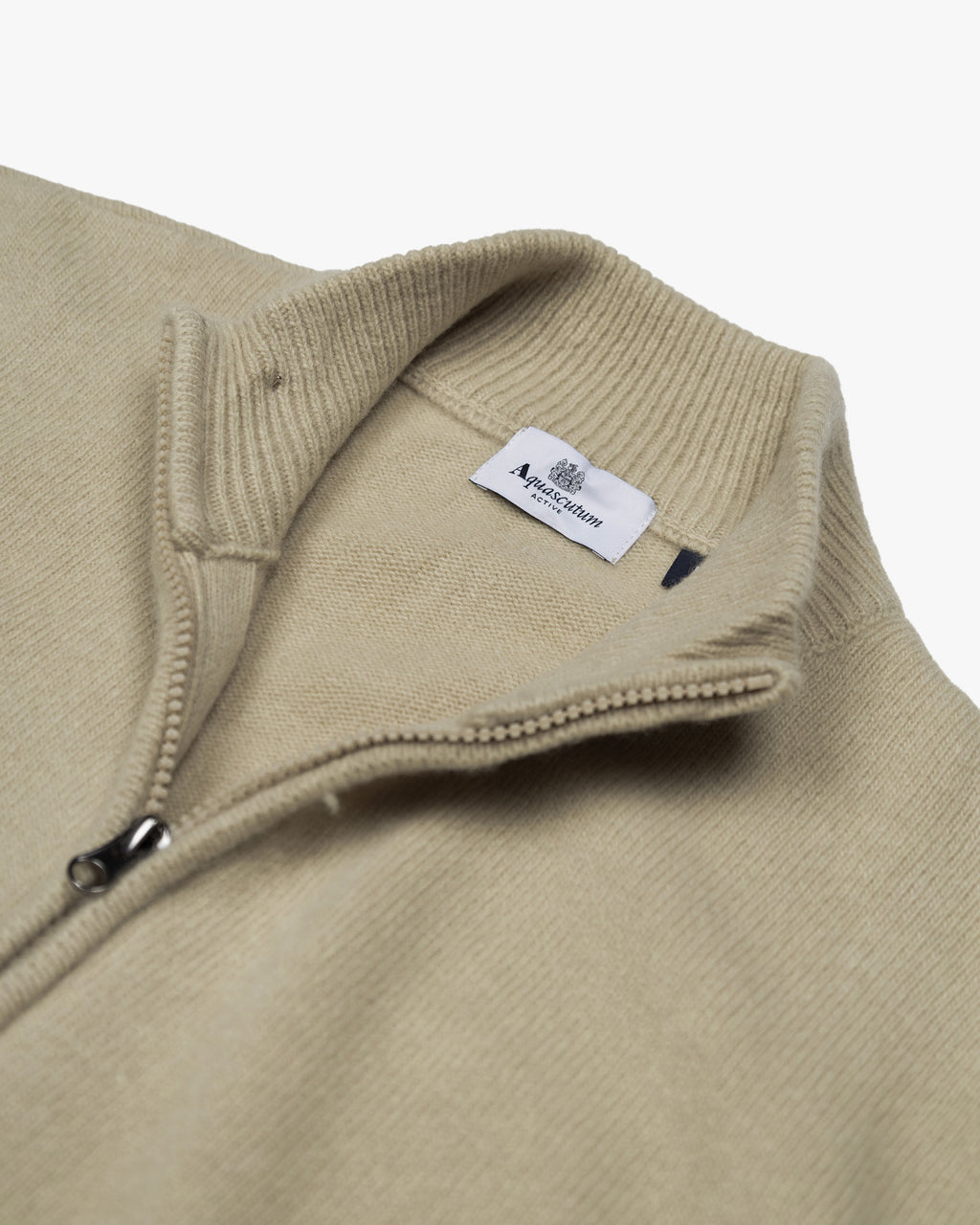 Cardigan Aquascutum Active LAMBSWOOL FZ PATCH KNIT