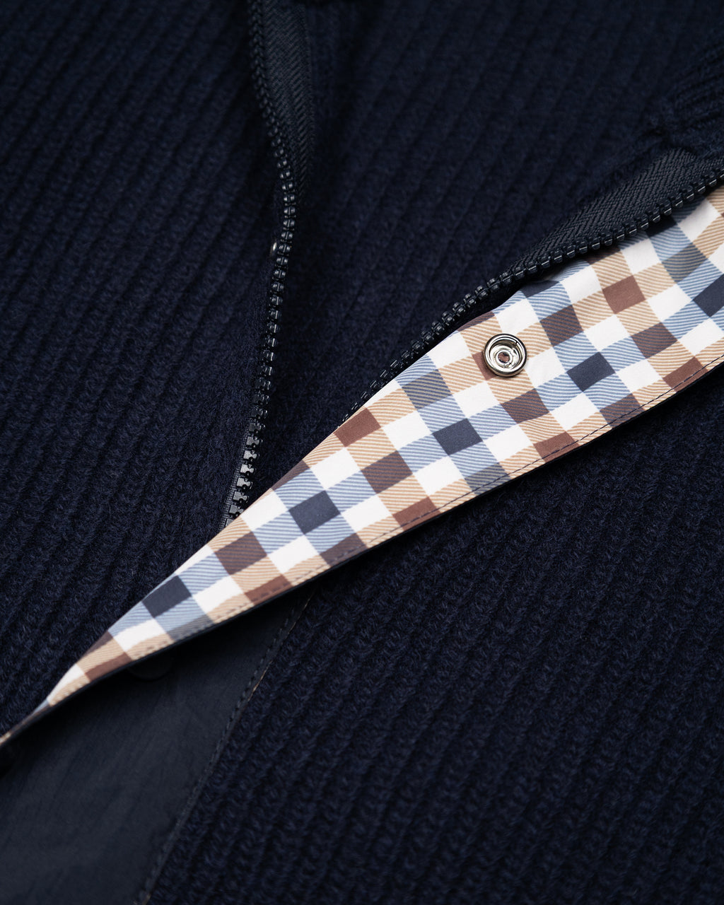 Cardigan Aquascutum Active LAMBSWOOL MOCKNECK FZ KNIT