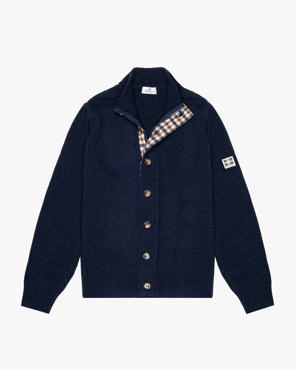 Cardigan Aquascutum Active LAMBSWOOL BUTTONED CARDIGAN