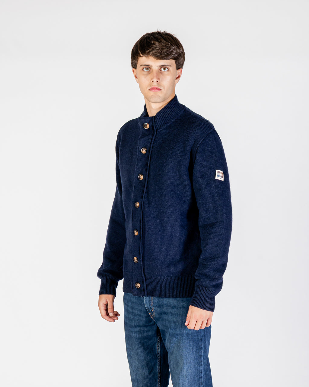 Cardigan Aquascutum Active LAMBSWOOL BUTTONED CARDIGAN