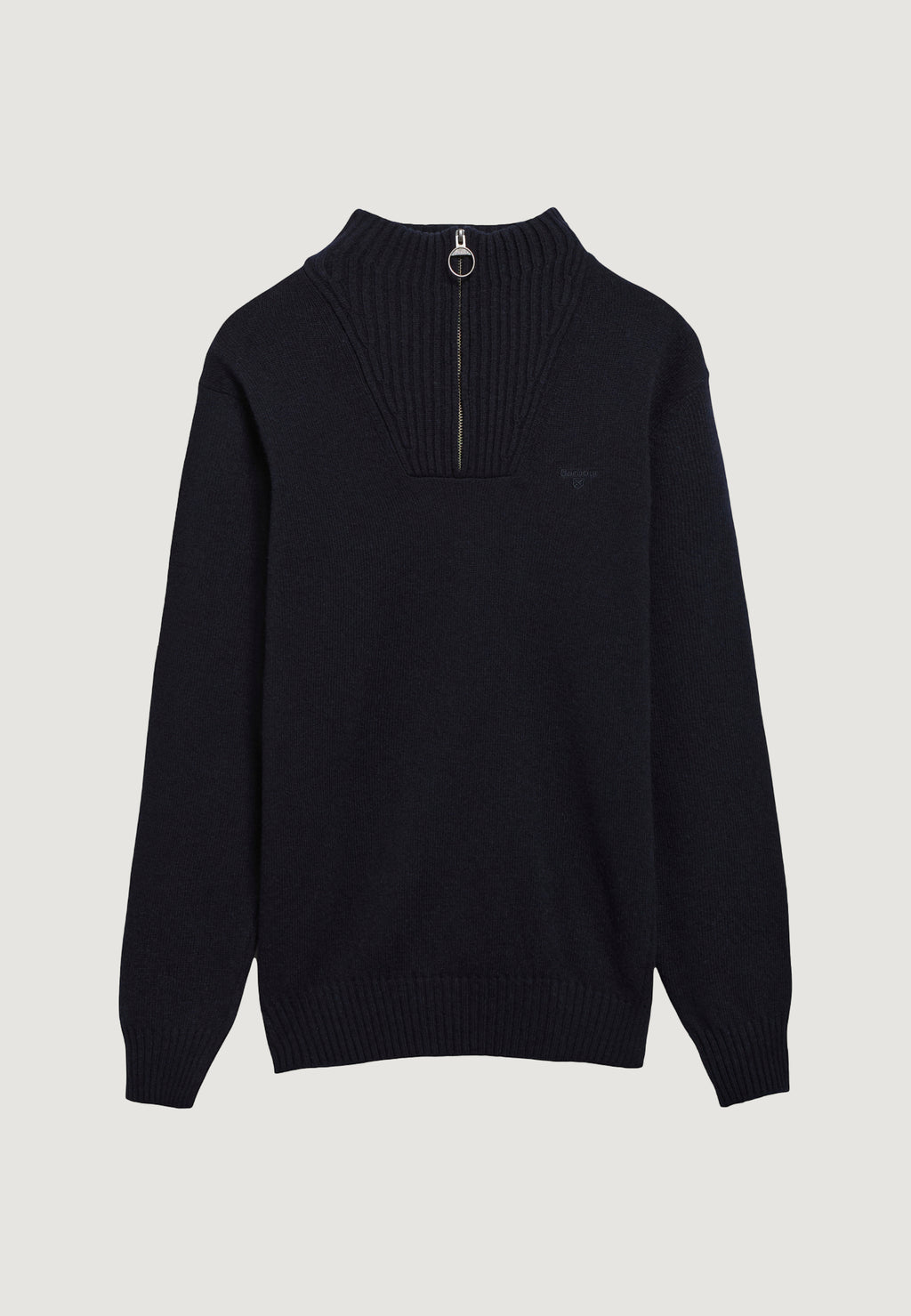 Cardigan Barbour ESSENTIAL L/WOOL HALF ZIP