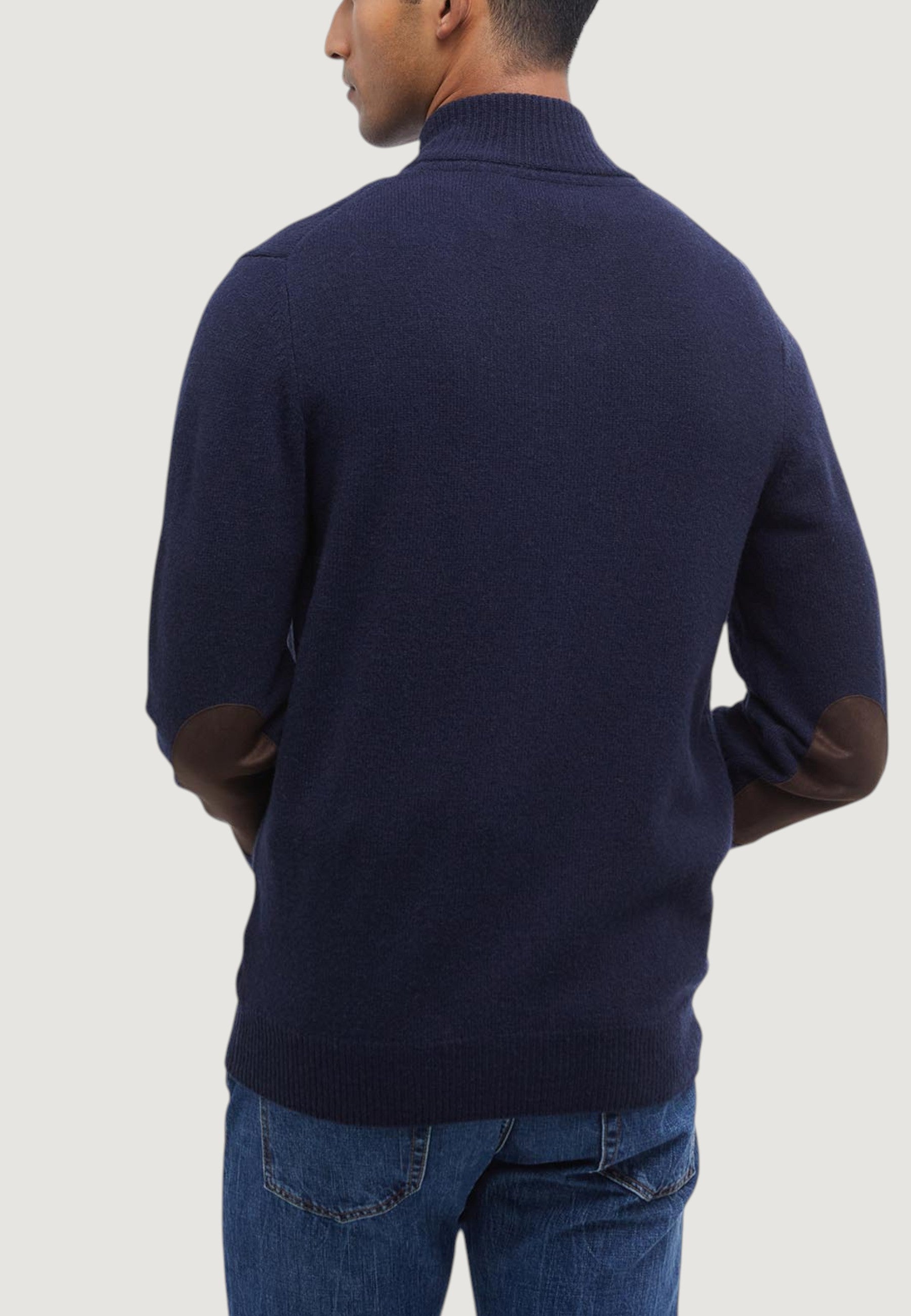 Cardigan Barbour ESSENTIAL PATCH ZIP THROUGH