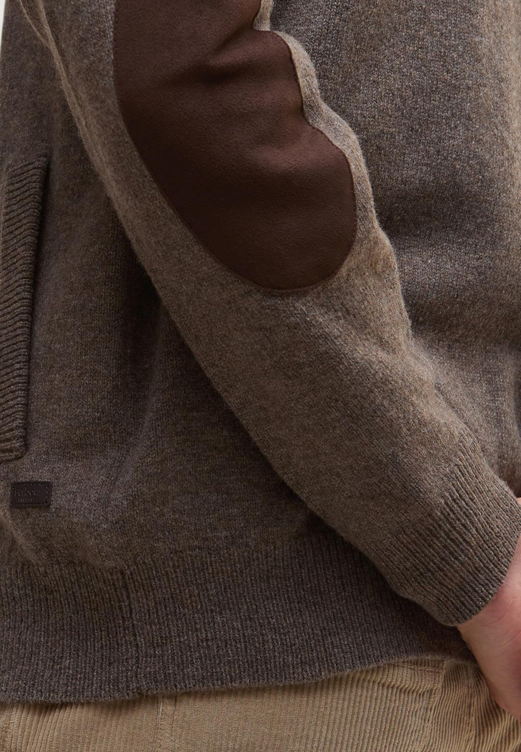 Cardigan Barbour ESSENTIAL PATCH ZIP THROUGH