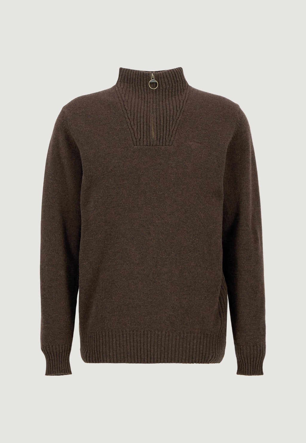 Cardigan Barbour ESSENTIAL L/WOOL HALF ZIP