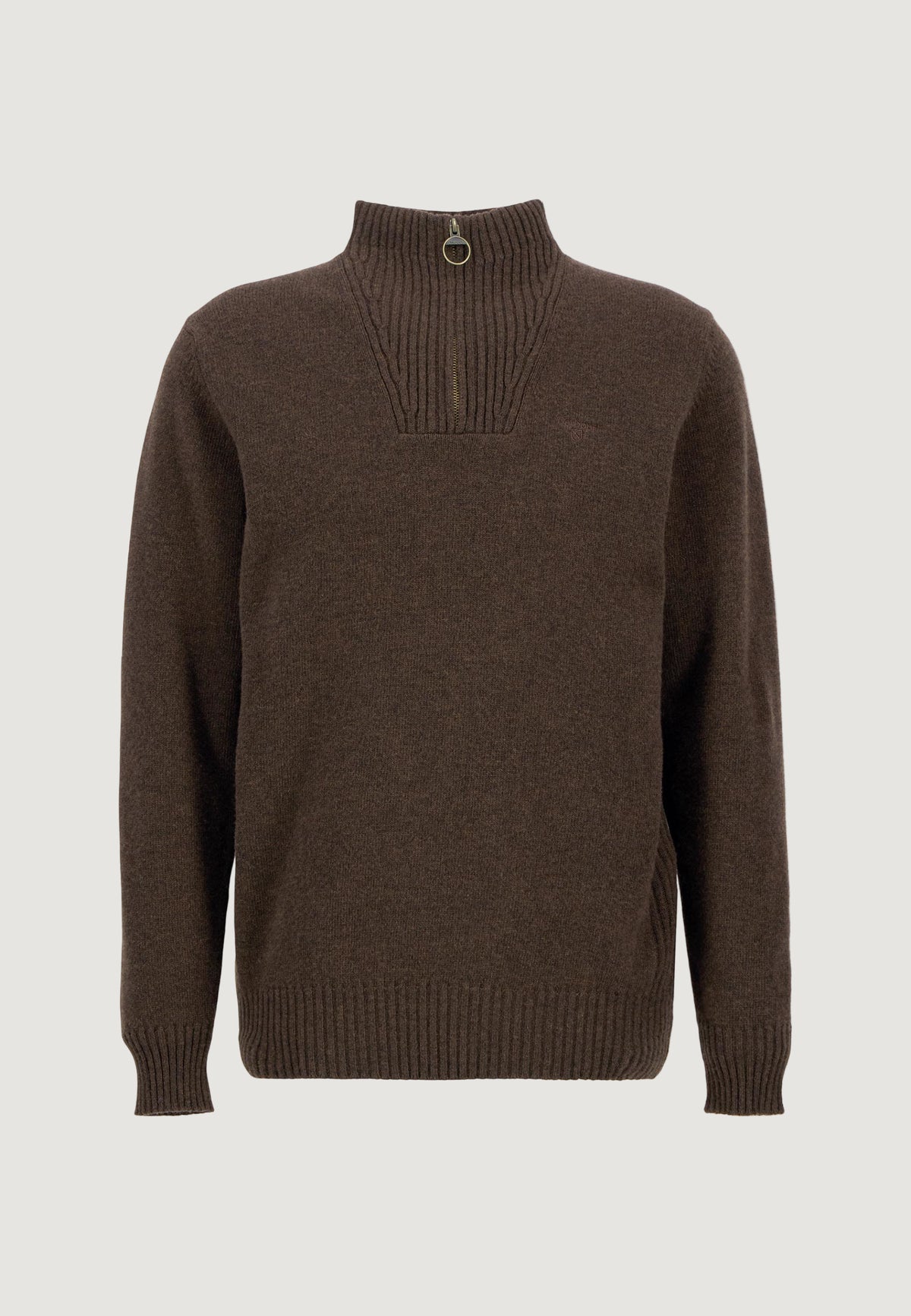 Cardigan Barbour ESSENTIAL L/WOOL HALF ZIP