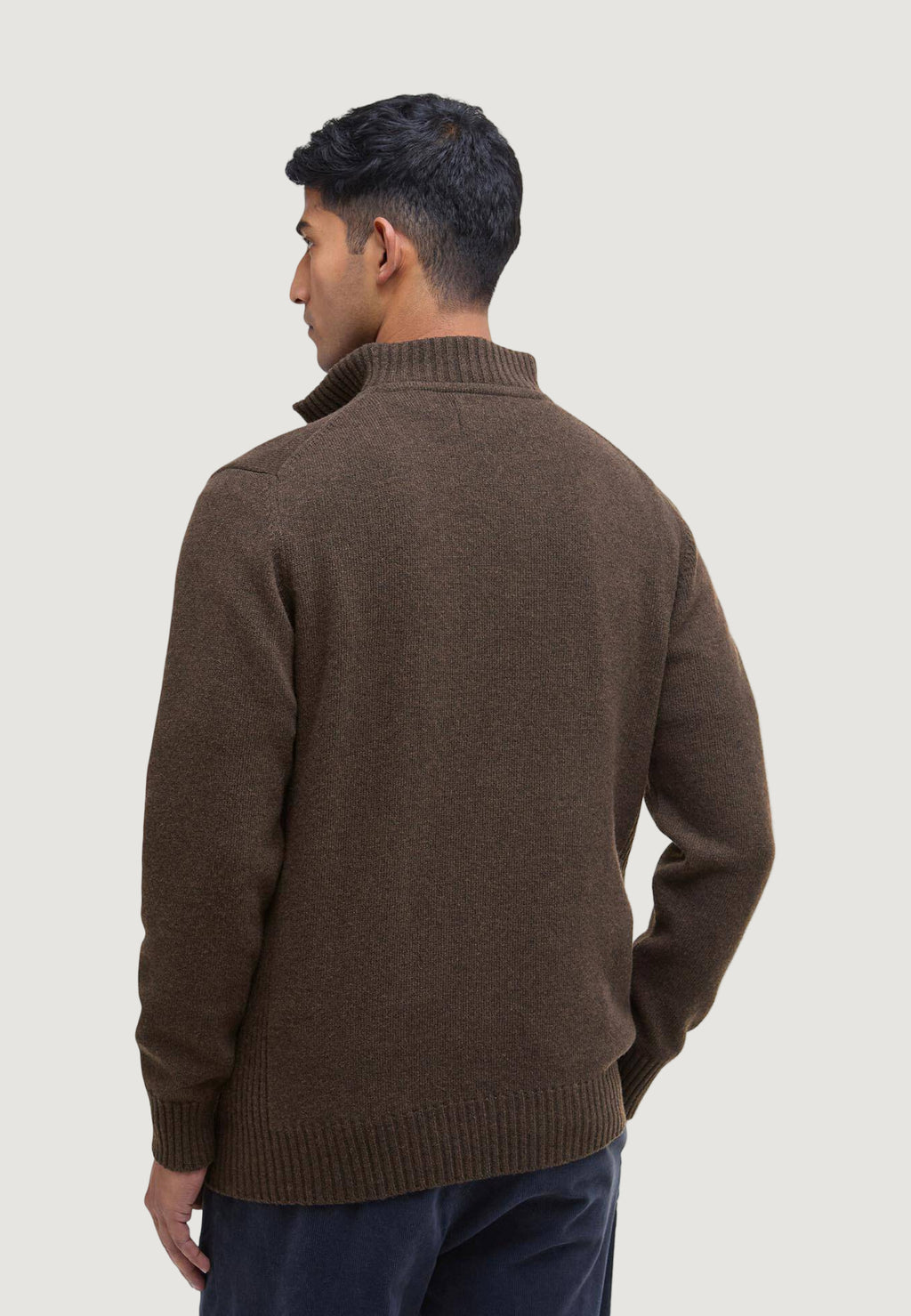 Cardigan Barbour ESSENTIAL L/WOOL HALF ZIP