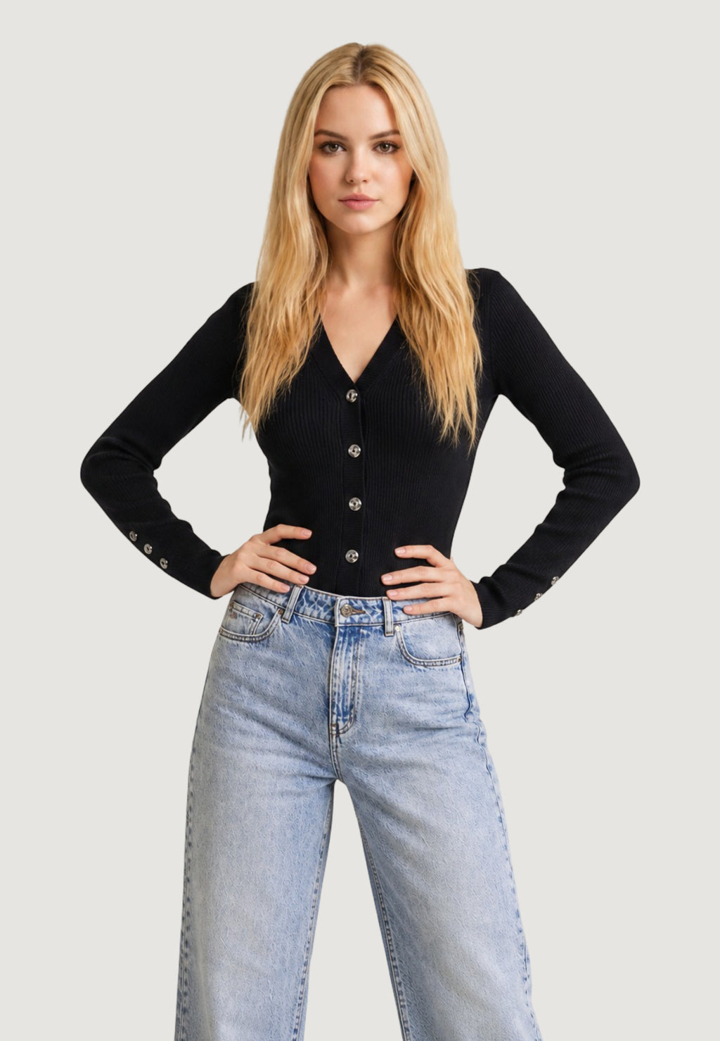 Cardigan Guess LS VN ELLIE CARDI SW