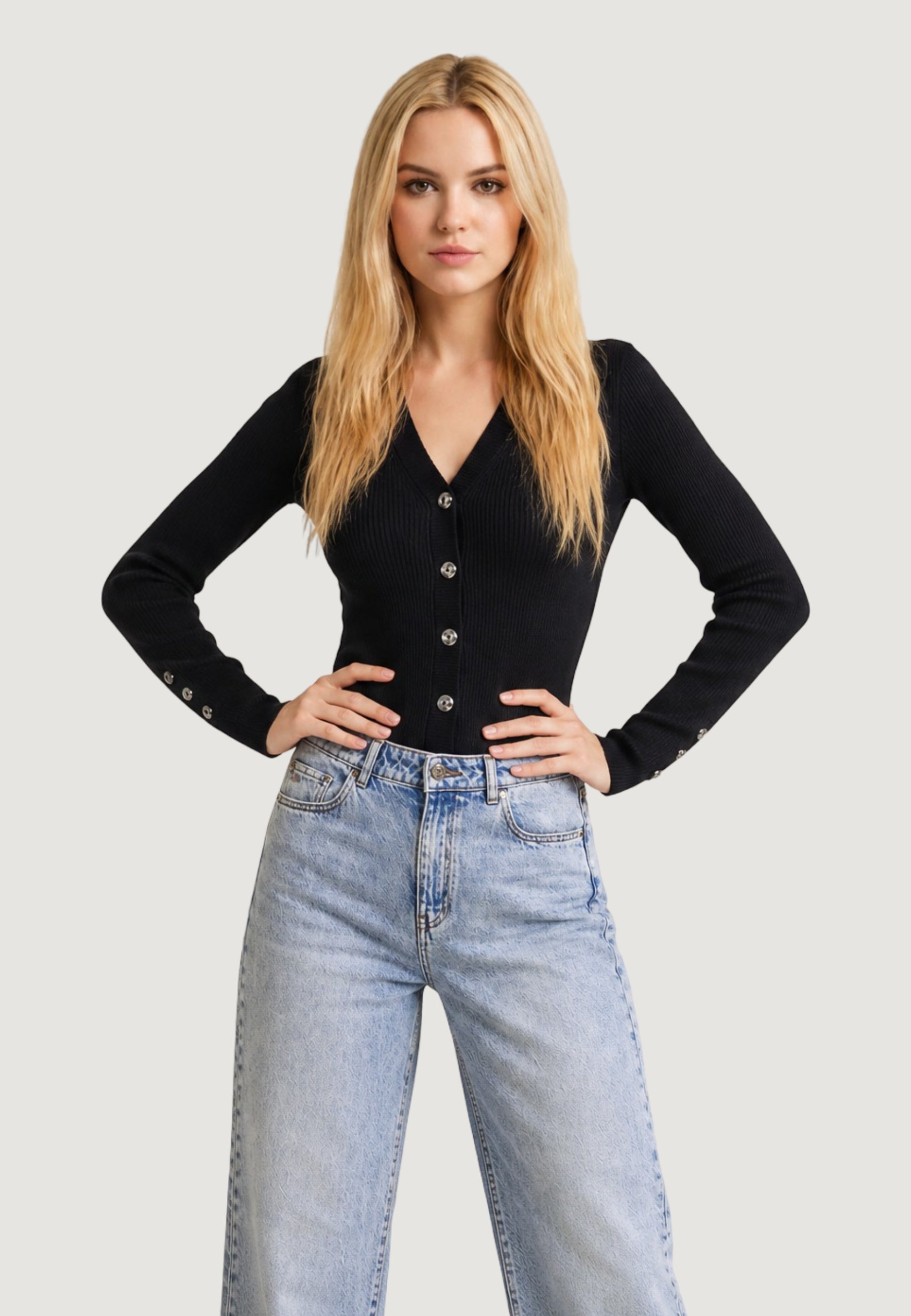 Cardigan Guess LS VN ELLIE CARDI SW