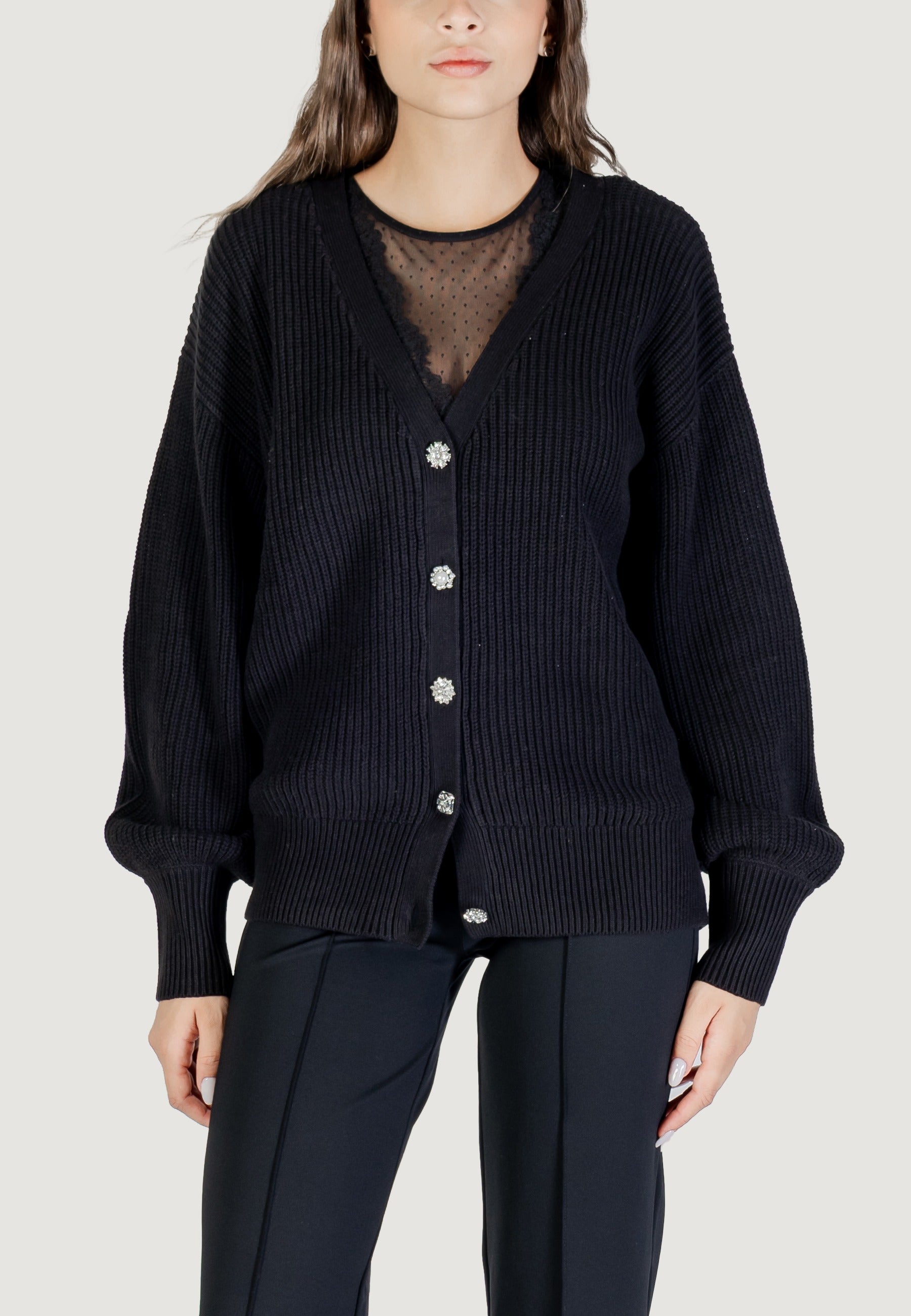 Cardigan Guess LS VN JAMIE CARDI SWTR