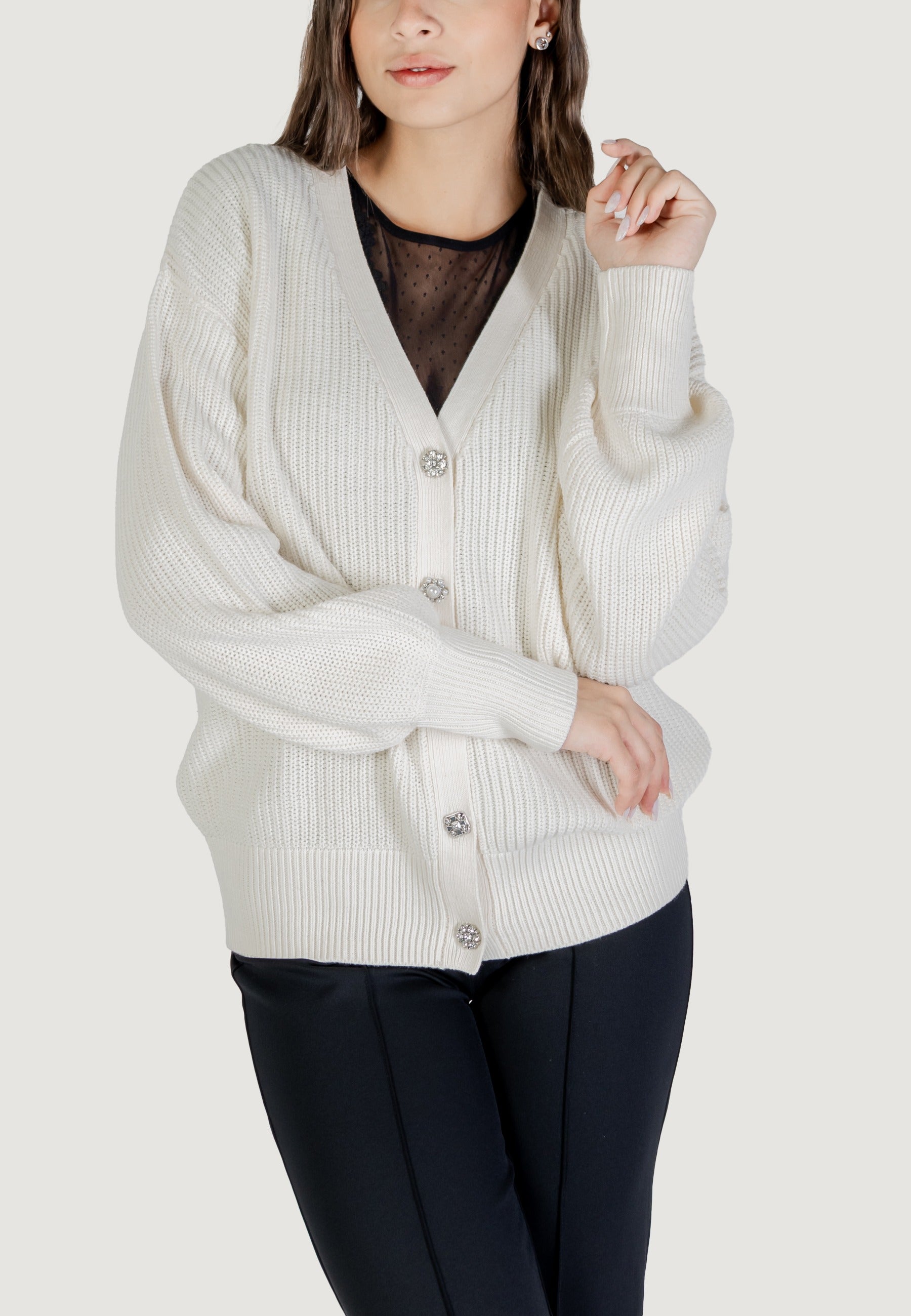 Cardigan Guess LS VN JAMIE CARDI SWTR