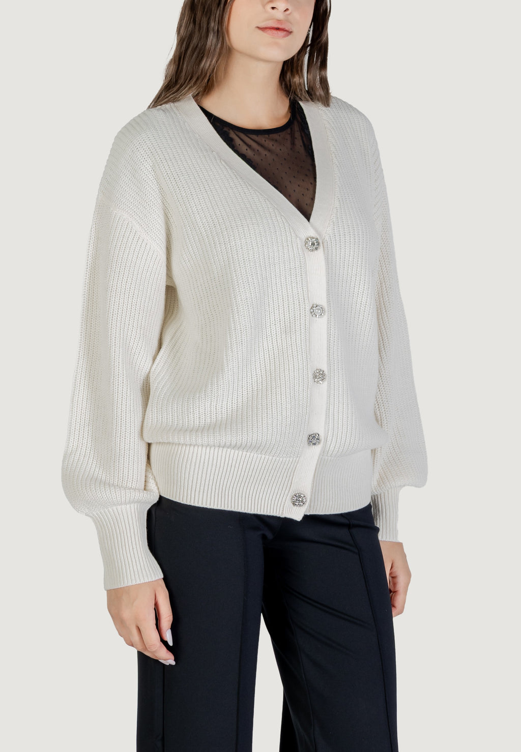 Cardigan Guess LS VN JAMIE CARDI SWTR