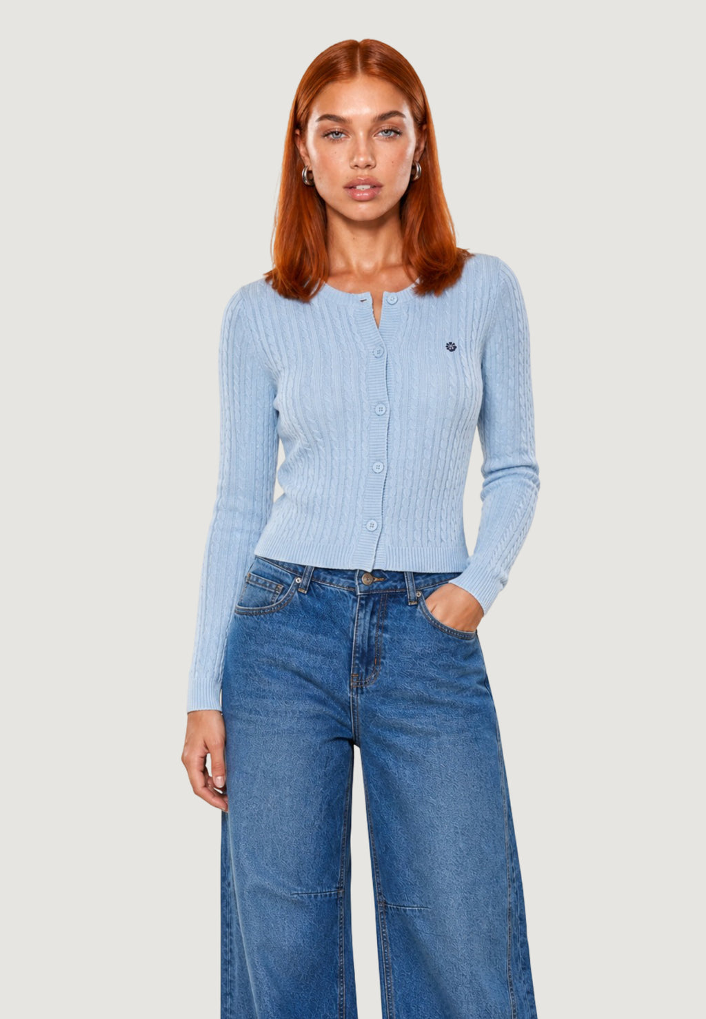 Cardigan I am Cardigan Cotone Treccia
