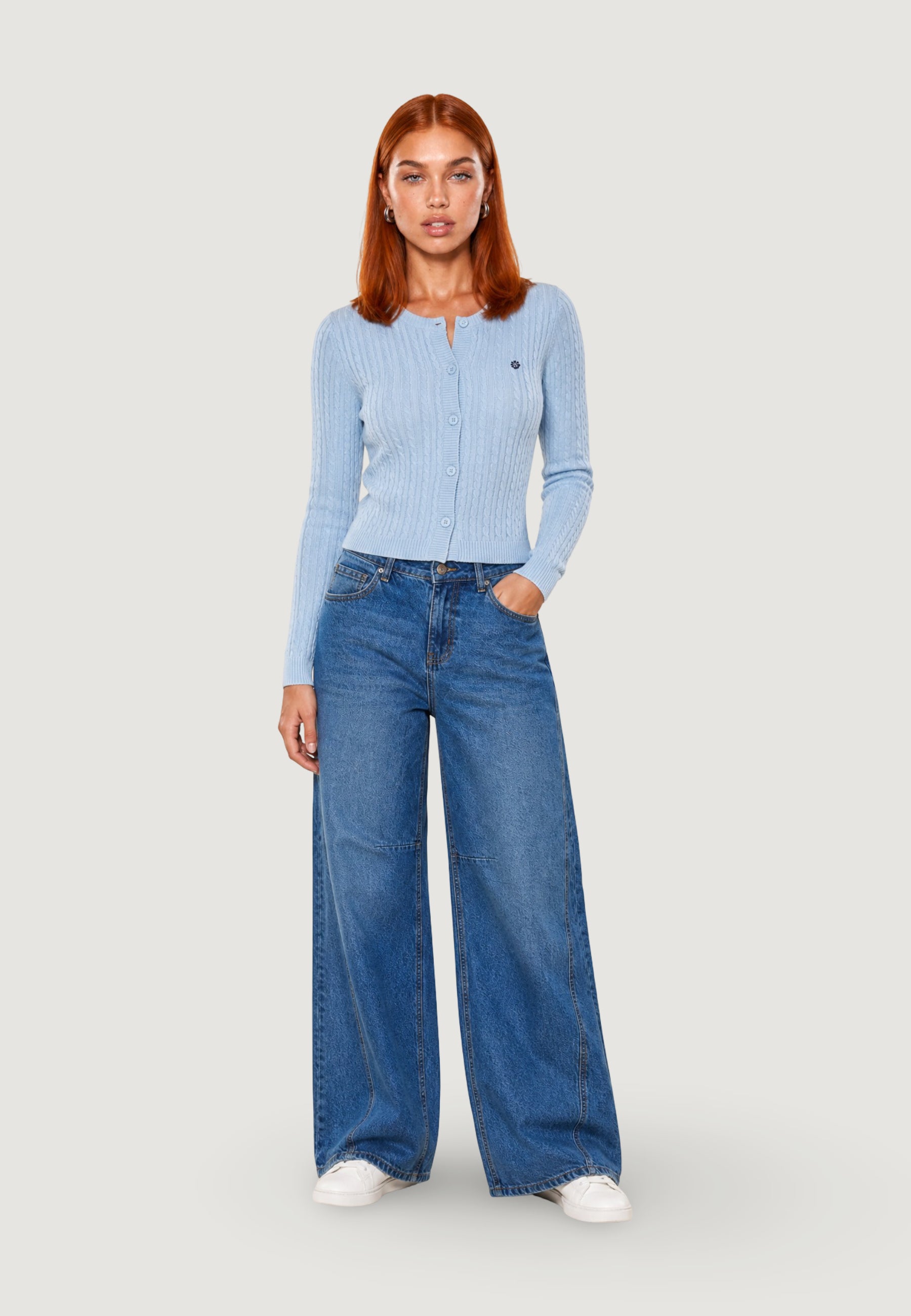 Cardigan I am Cardigan Cotone Treccia