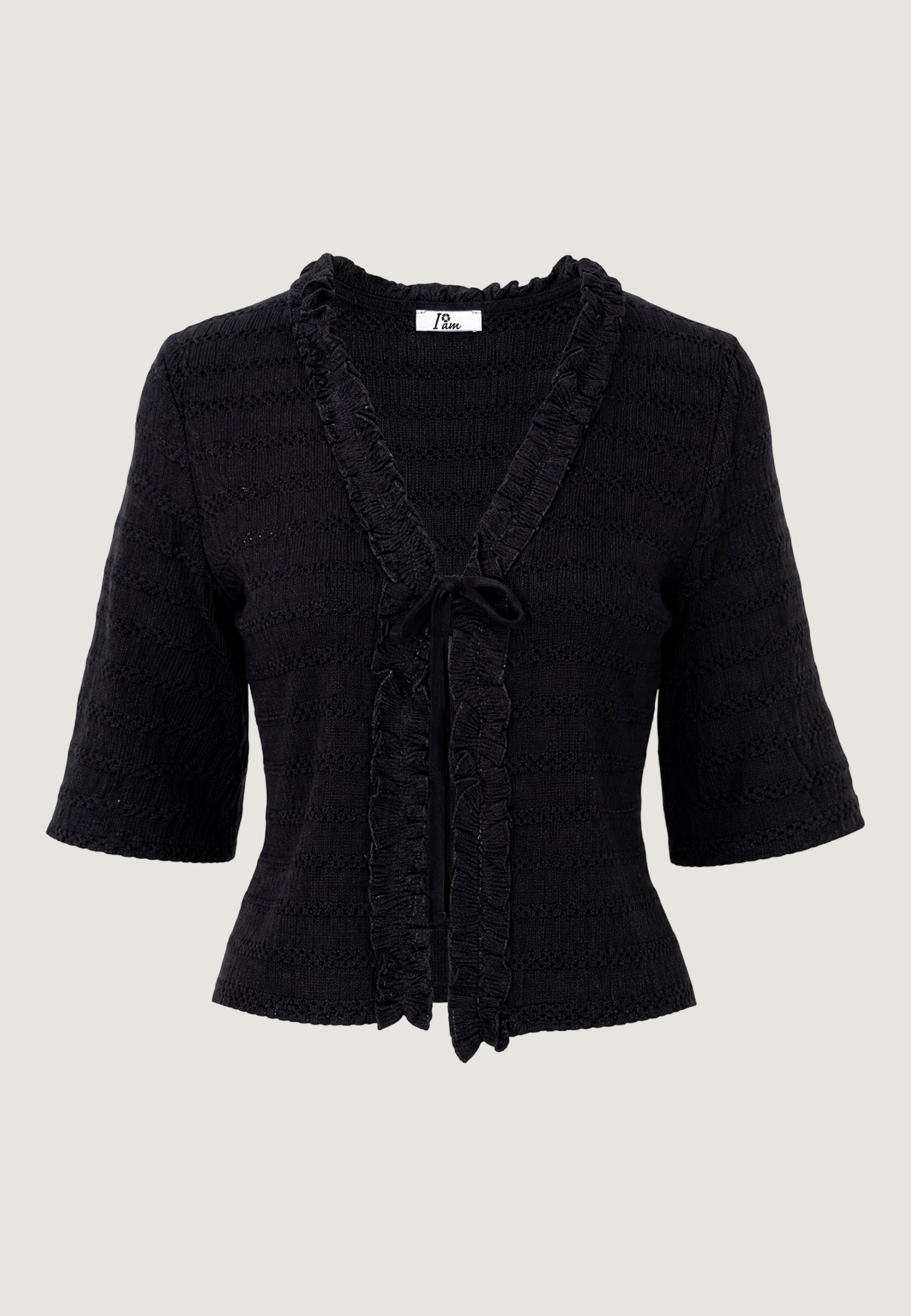 Cardigan I am Cardigan Viscosa Balze pointelle