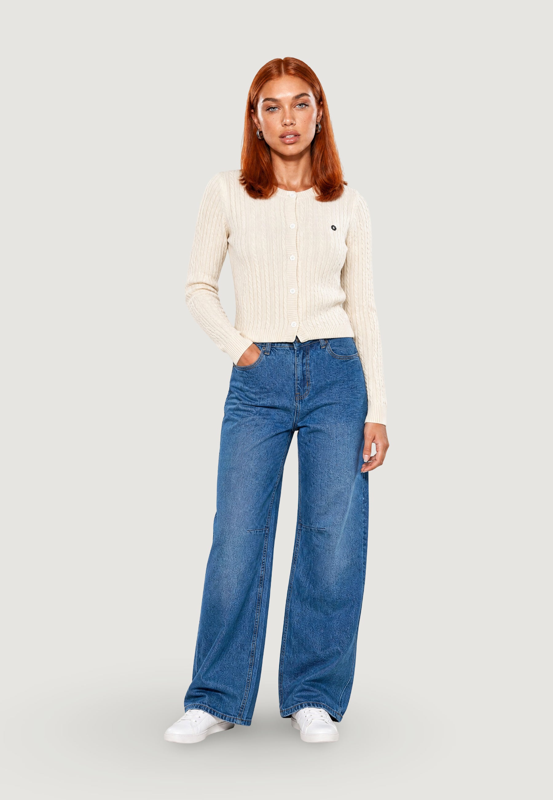 Cardigan I am Cardigan Cotone Treccia