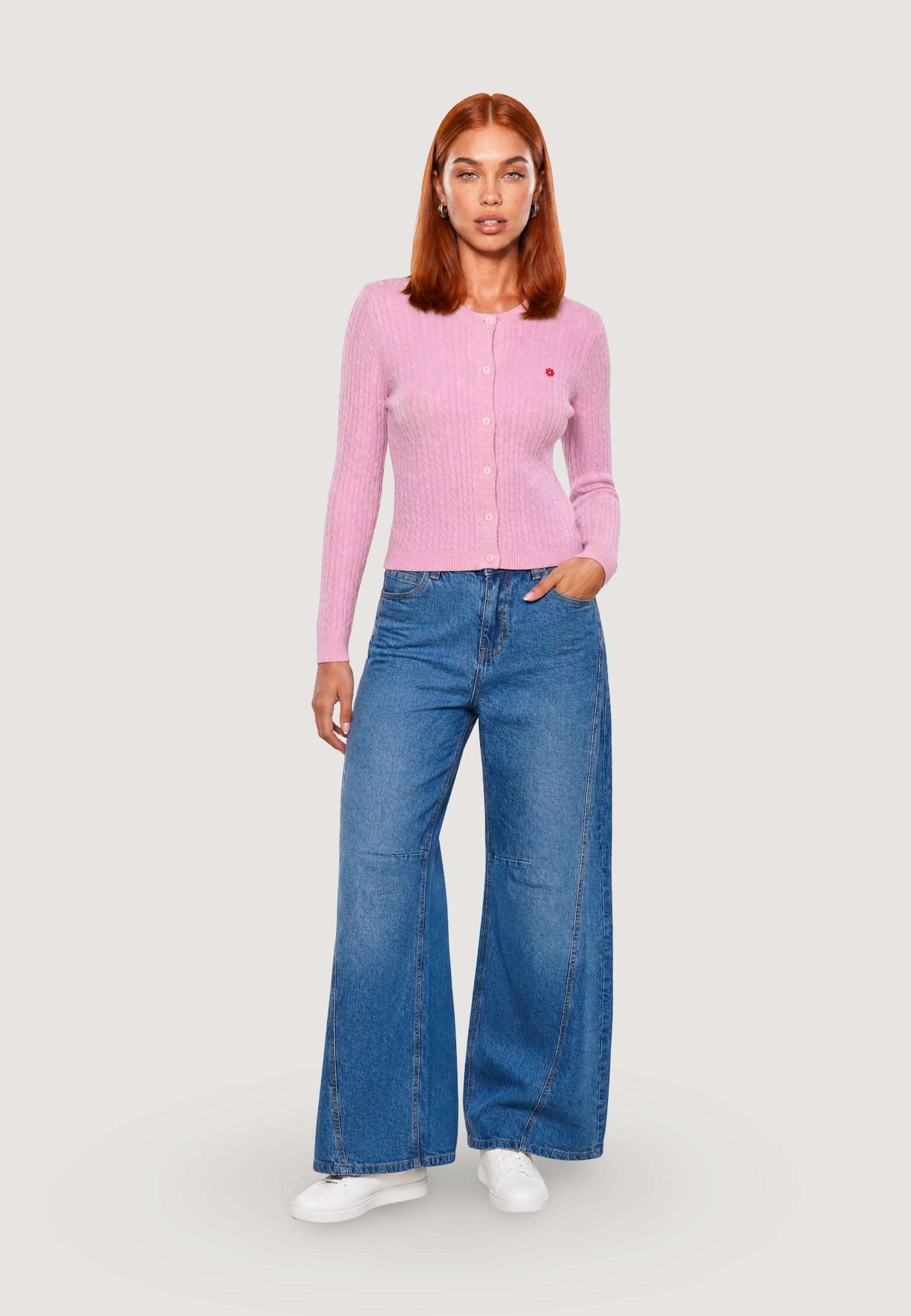 Cardigan I am Cardigan Cotone Treccia