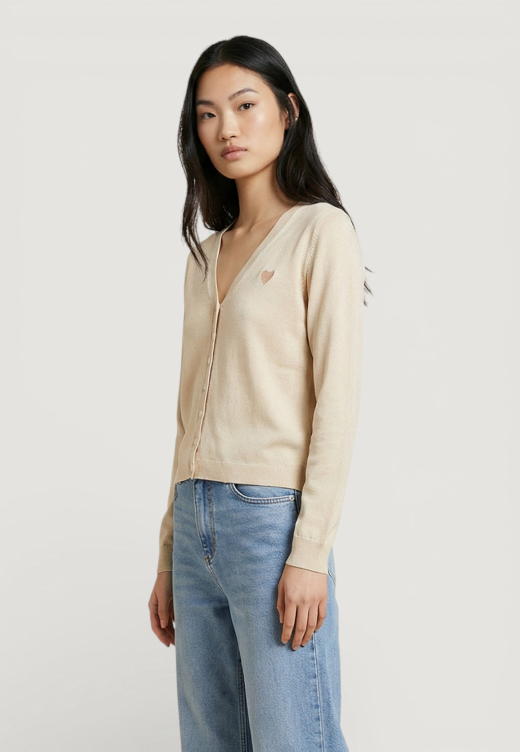 Cardigan Jacqueline de Yong Jdykate L/S V-Neck Emb. Cardigan Knt