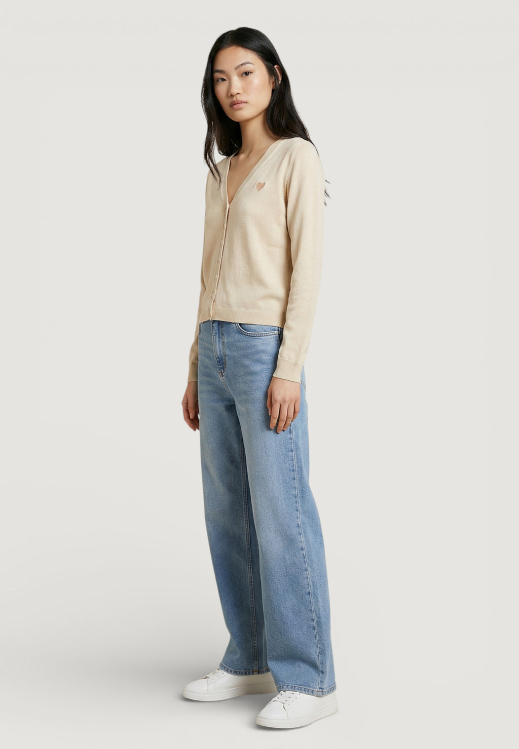 Cardigan Jacqueline de Yong Jdykate L/S V-Neck Emb. Cardigan Knt