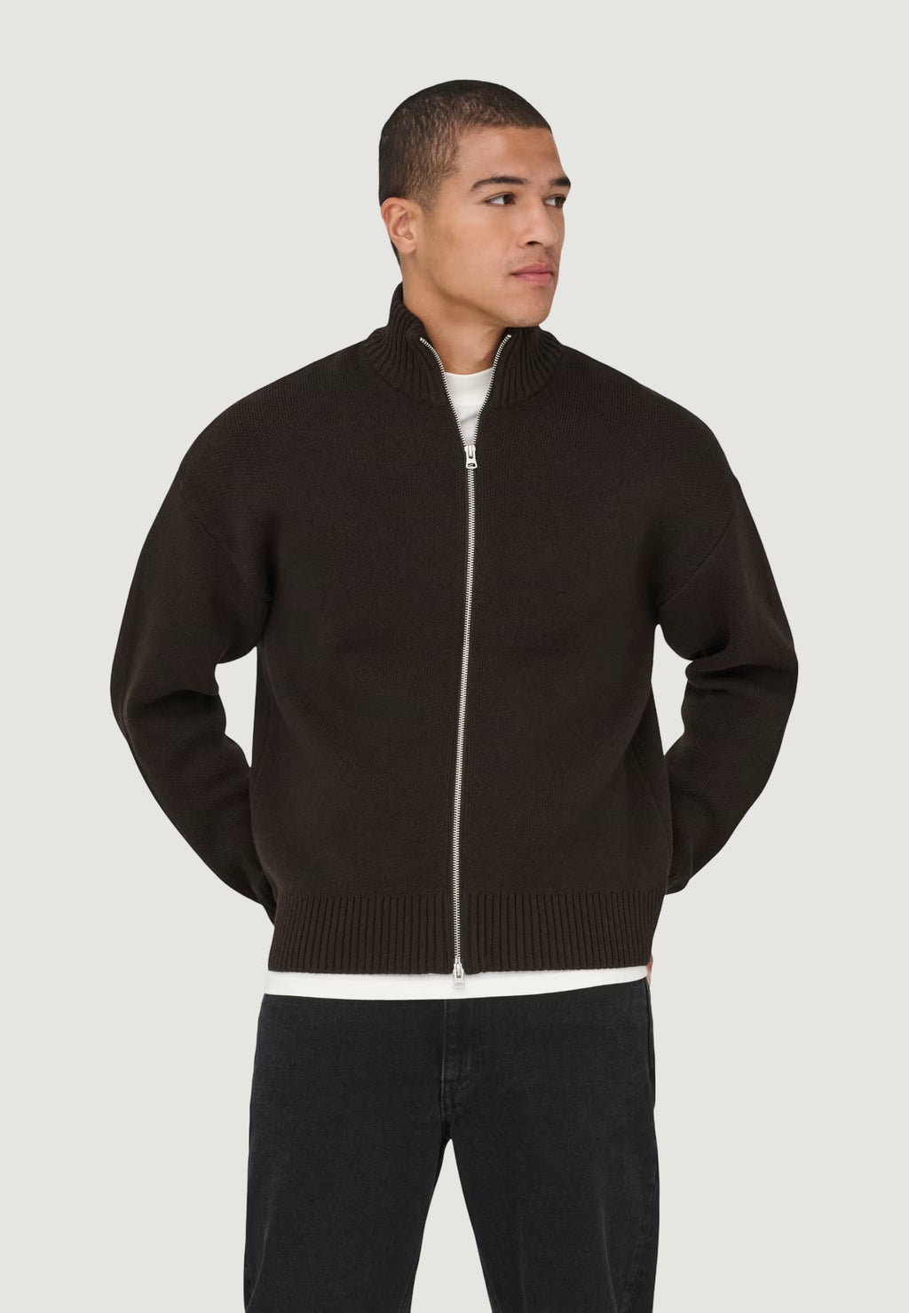 Cardigan Only & Sons Onsblake Ds High Neck Cardigan Knit Noos