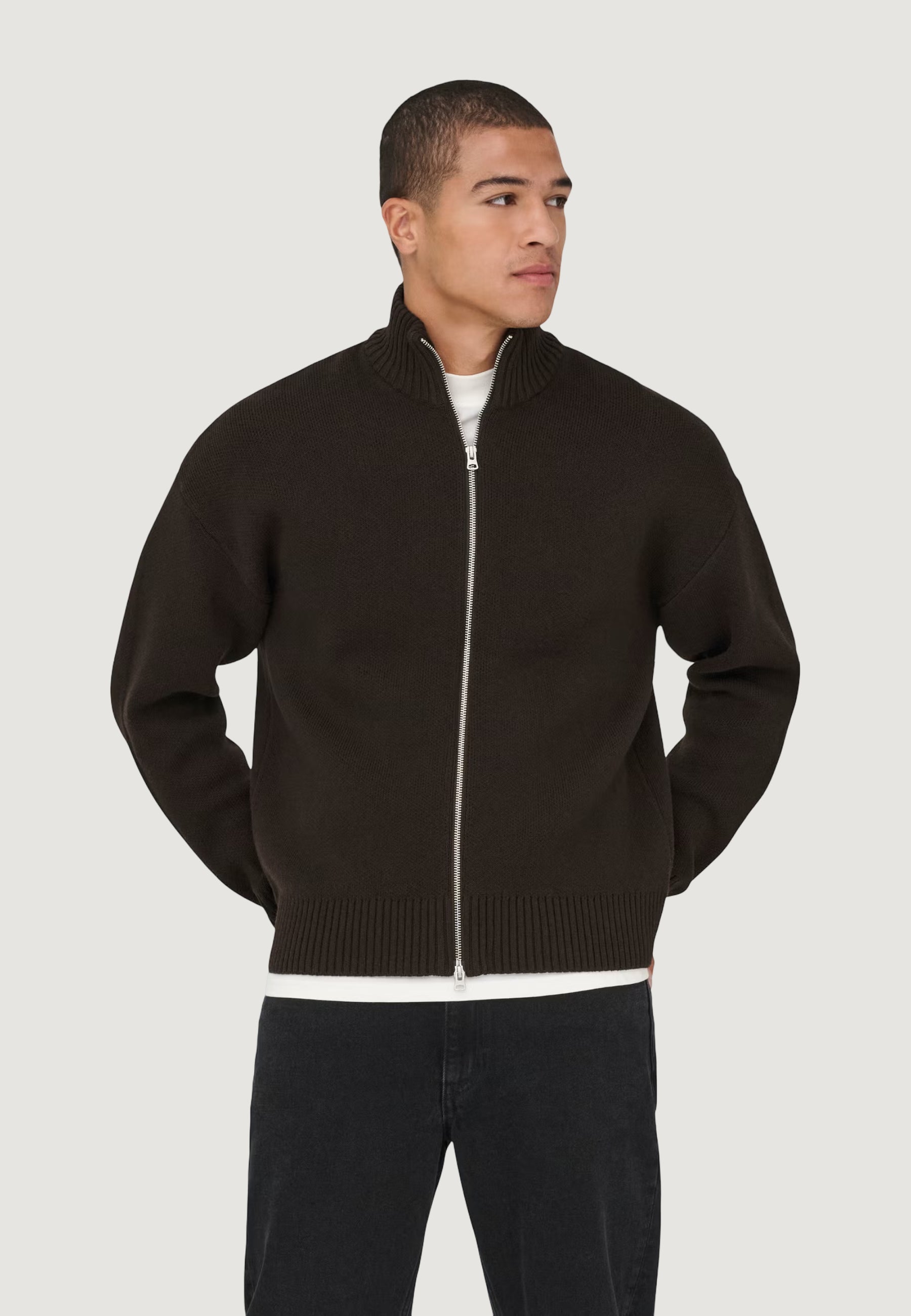 Cardigan Only & Sons Onsblake Ds High Neck Cardigan Knit Noos