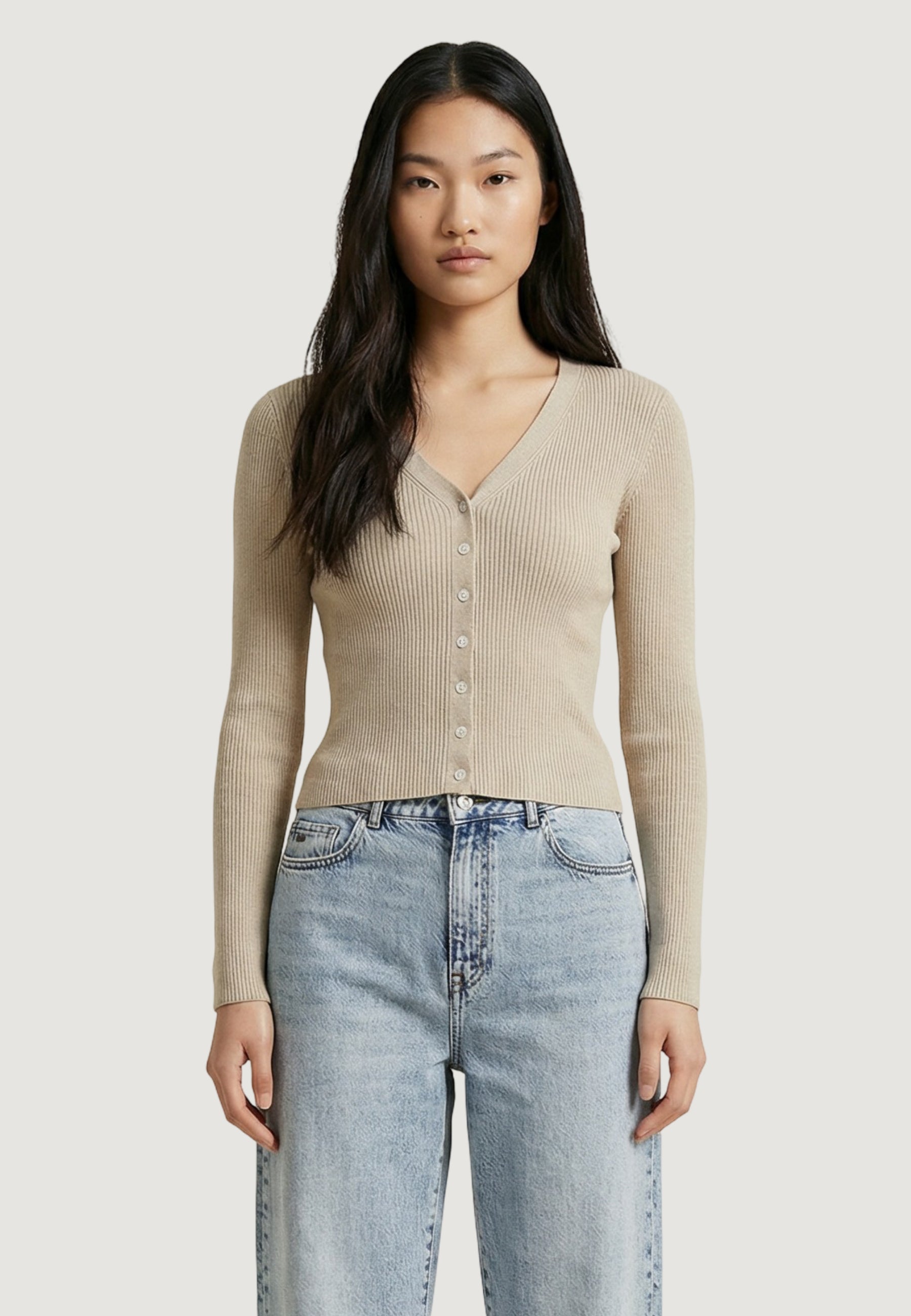 Cardigan Only Onlmist Life Ls V-Neck Cc Knt