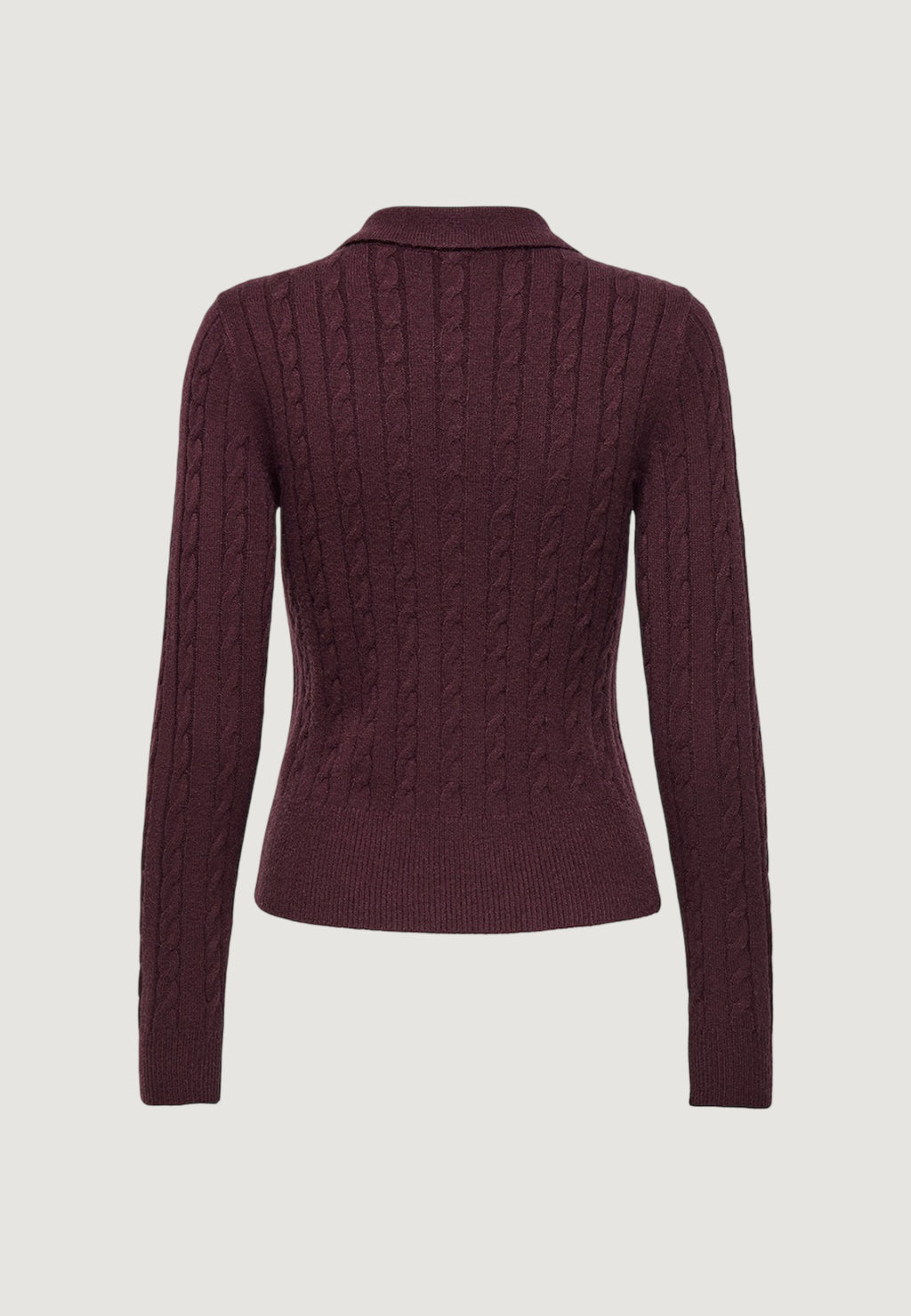 Cardigan Only KATIA LS CABLE ZIP POLO CARDIG CC KNT