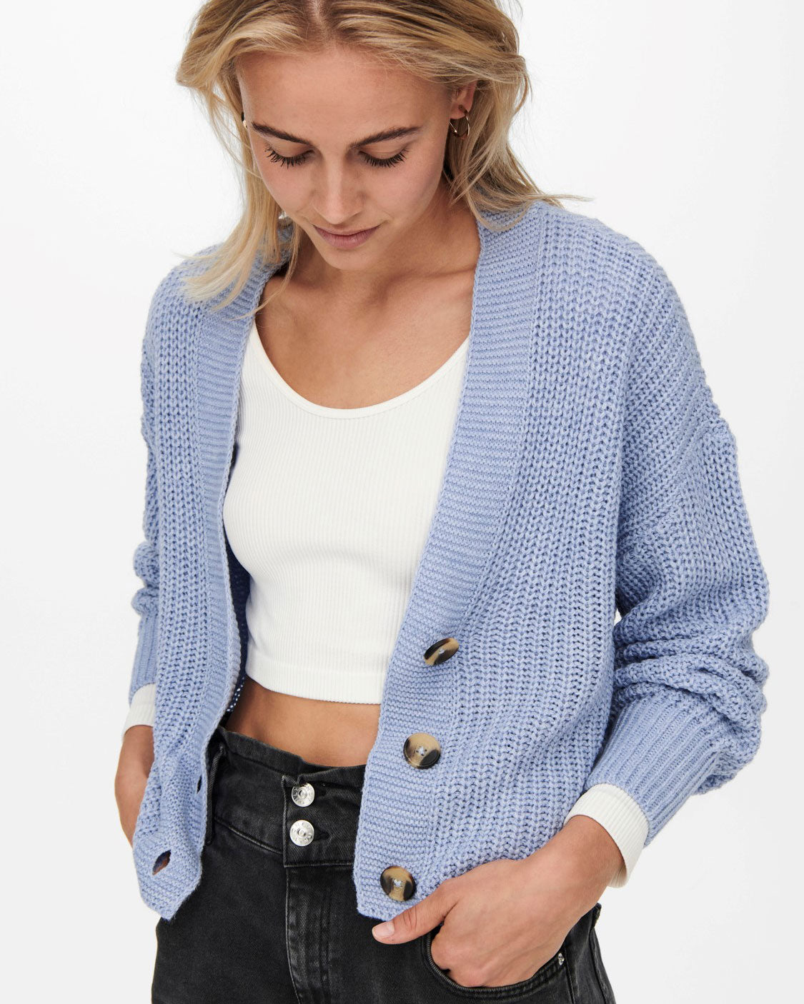 Cardigan Only ONLCAROLSPRING L/S KNT NOOS