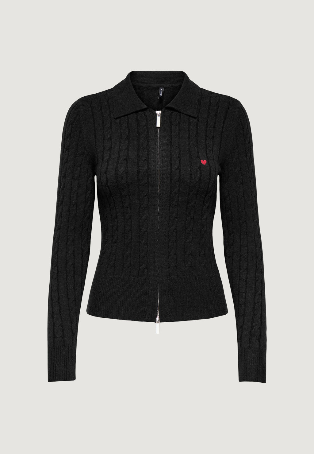 Cardigan Only KATIA LS CABLE ZIP POLO CARDIG CC KNT