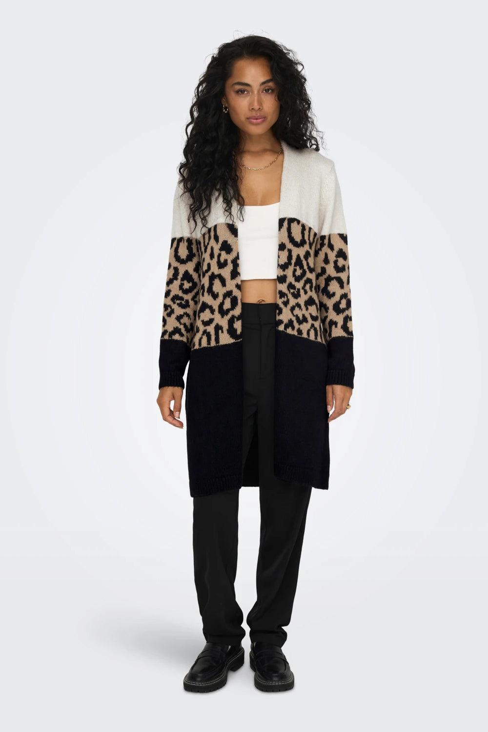 Cardigan Only ONLJADE ANIMAL LS CARDIGAN CC KNT