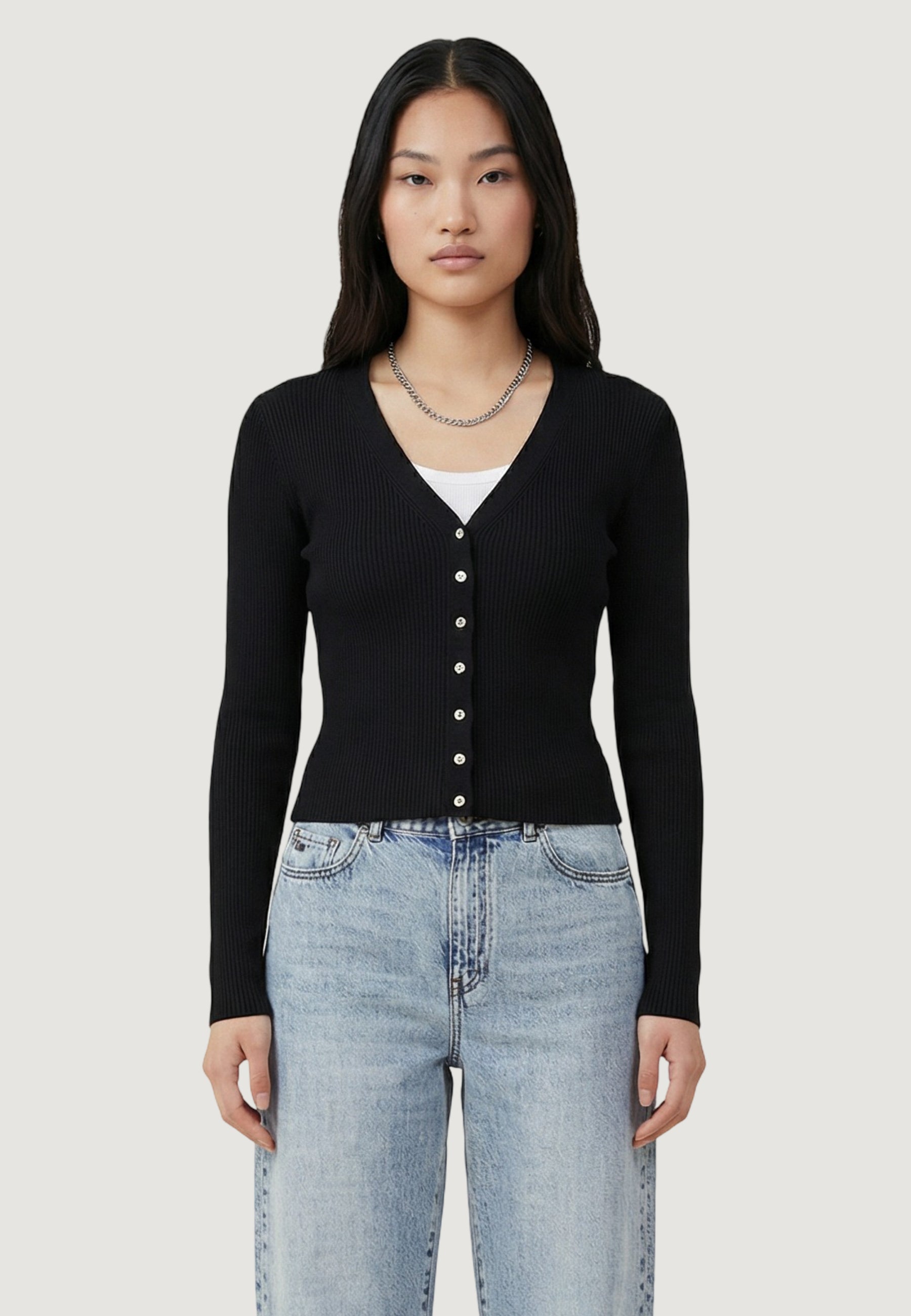 Cardigan Only Onlmist Life Ls V-Neck Cc Knt