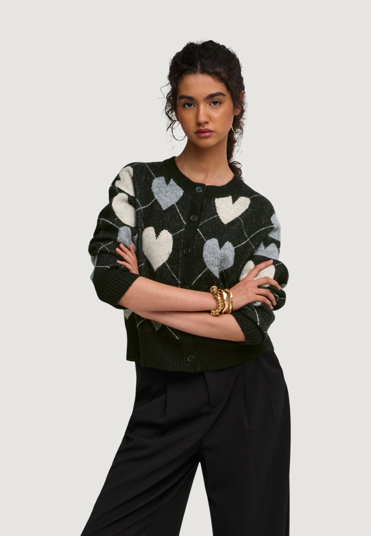 Cardigan Only Onlritu Ls O-Neck Jaq Cardigan Knt