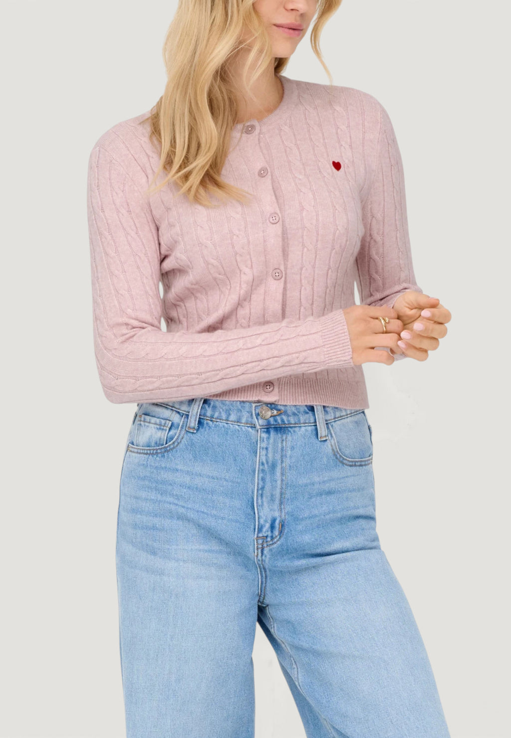 Cardigan Only Onlkatia Ls Cable Button Cardigan Cc Knt