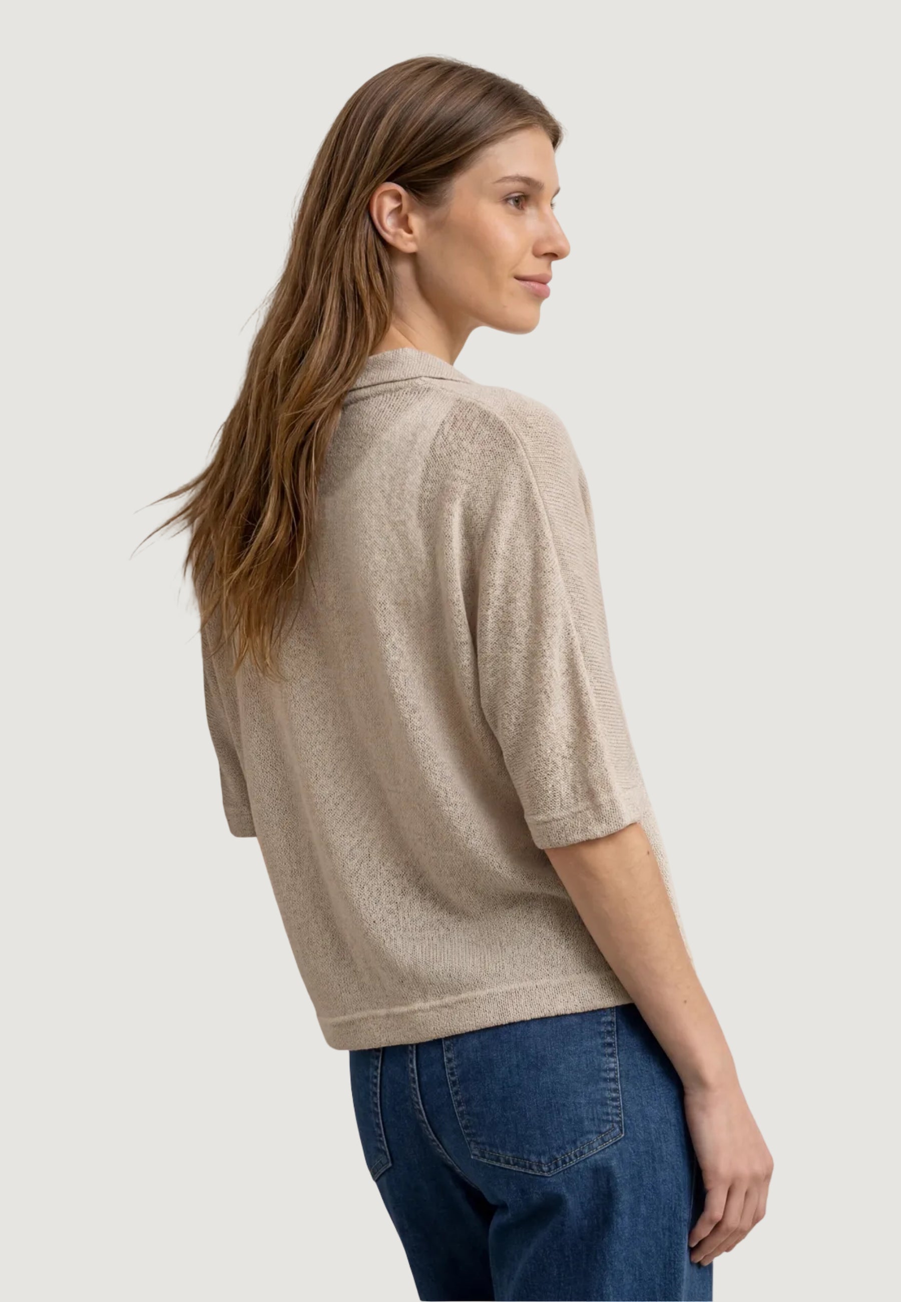 Cardigan Street One LTD QR knit look batwing jacket