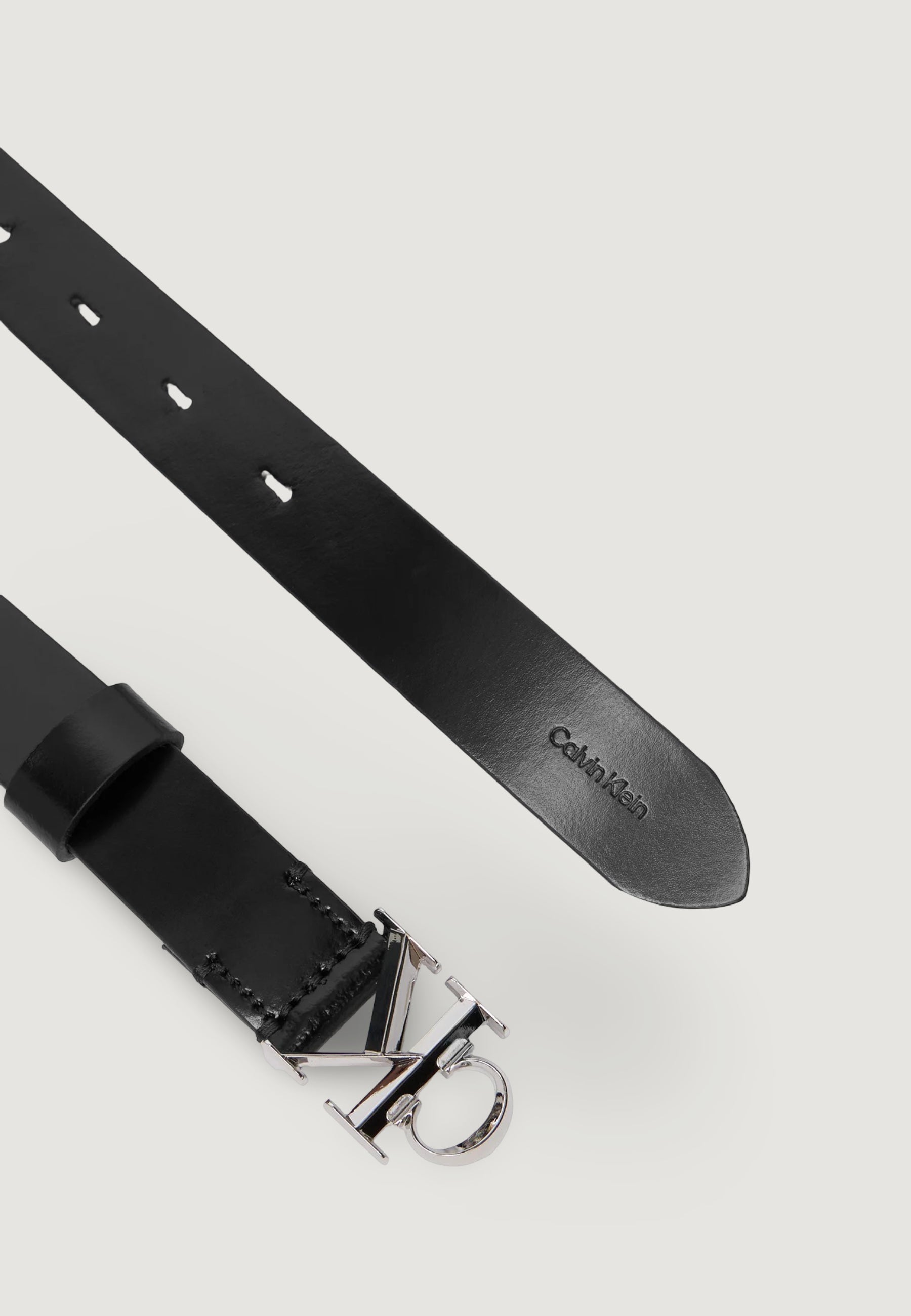 Cinta Calvin Klein FACET CK BUCKLE SHINY STRAP 25MM