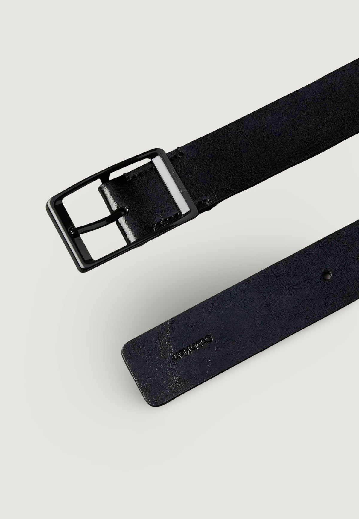 Cinta Calvin Klein CASUAL ROUND BUCKLE TUMBLED 35MM