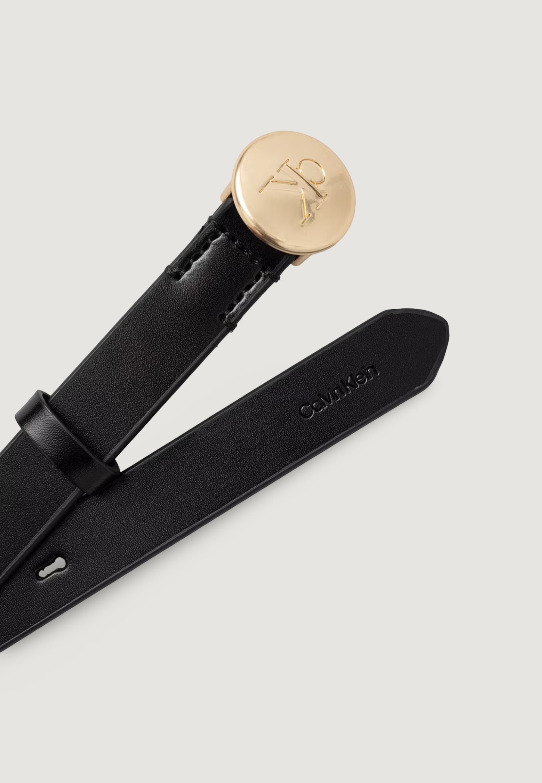 Belt Calvin Klein ROUND ENGRAVED CK BUCKLE 20 MM