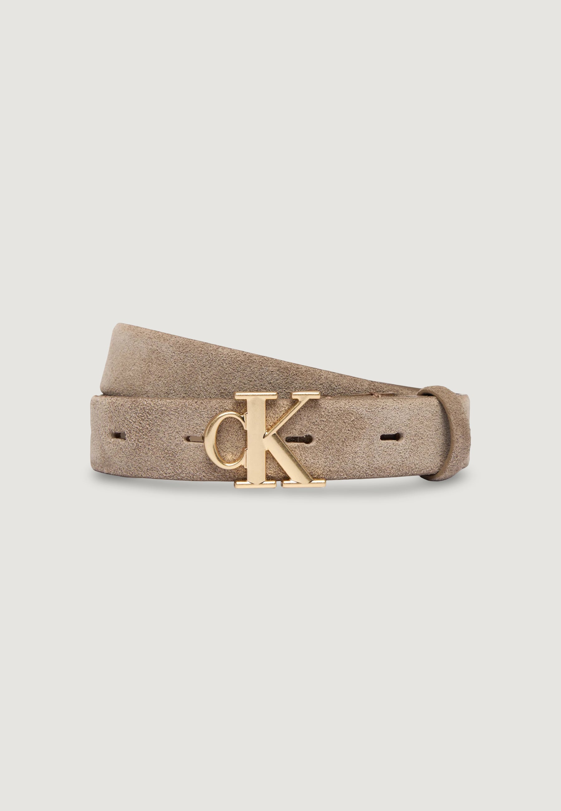 Cinta Calvin Klein CK BUCKLE 25MM FIXED BELT SUEDE