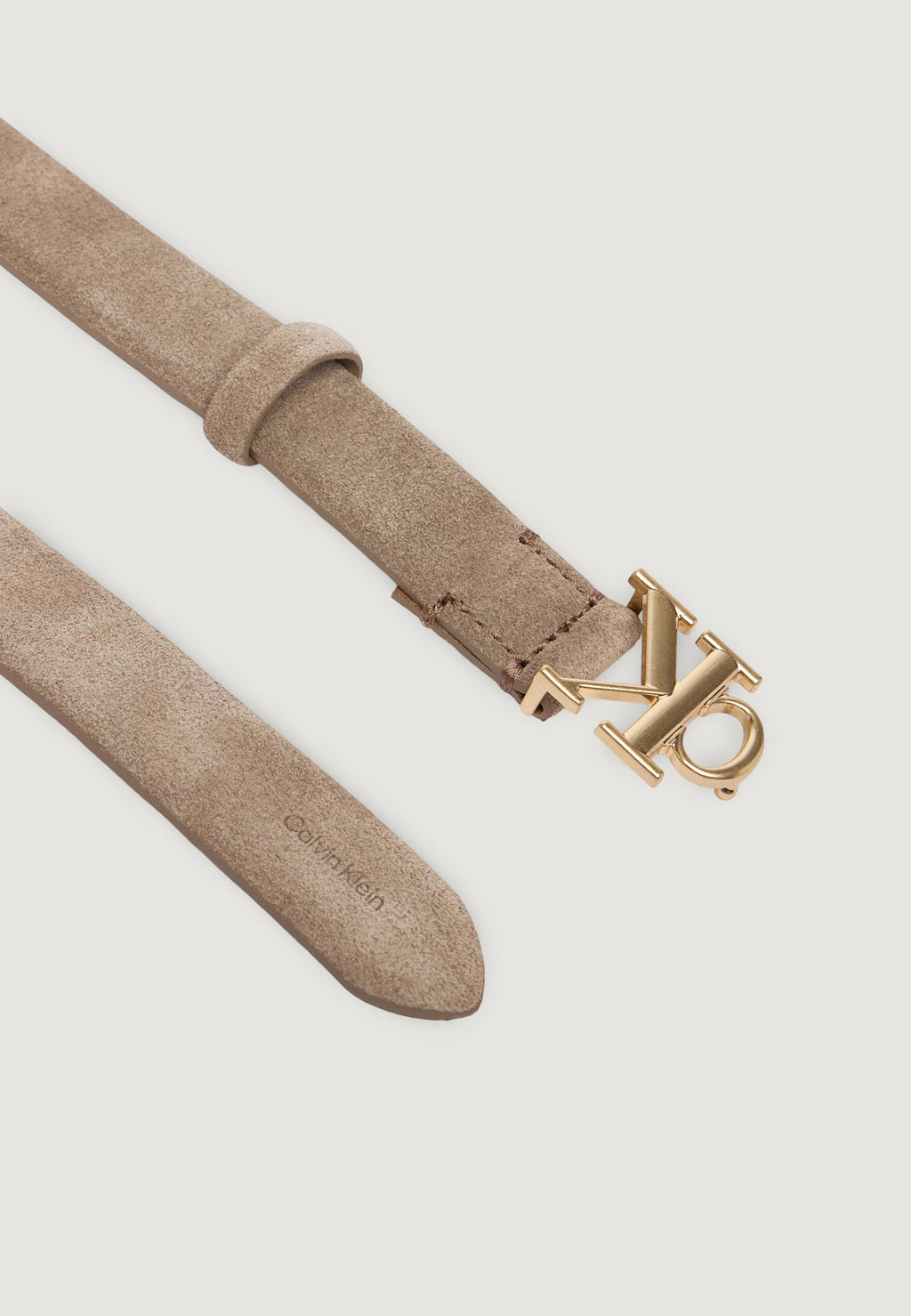 Cinta Calvin Klein CK BUCKLE 25MM FIXED BELT SUEDE